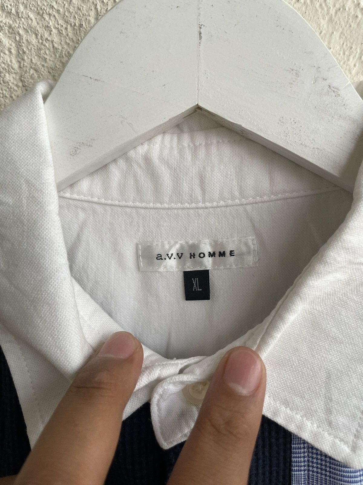 Yohji Yamamoto 2000s A.v.v Homme japan hybrid shirt Junya watanabe style Size US L / EU 52-54 / 3 - 4 Thumbnail