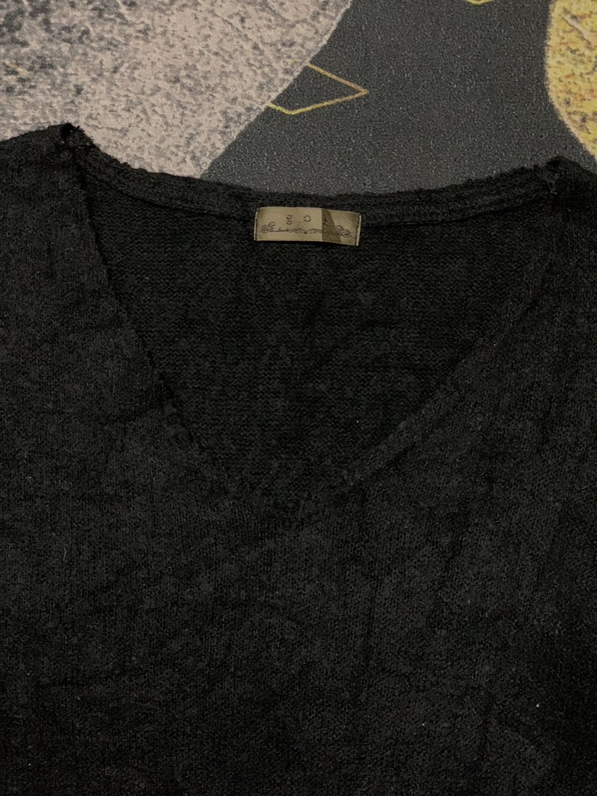 14th Addiction × If Six Was Nine × Japanese Brand 💥Archive💥GOA Wool Knit Long Sweater Wide Arm Rare 💥💥 Size ONE SIZE - 2 Thumbnail