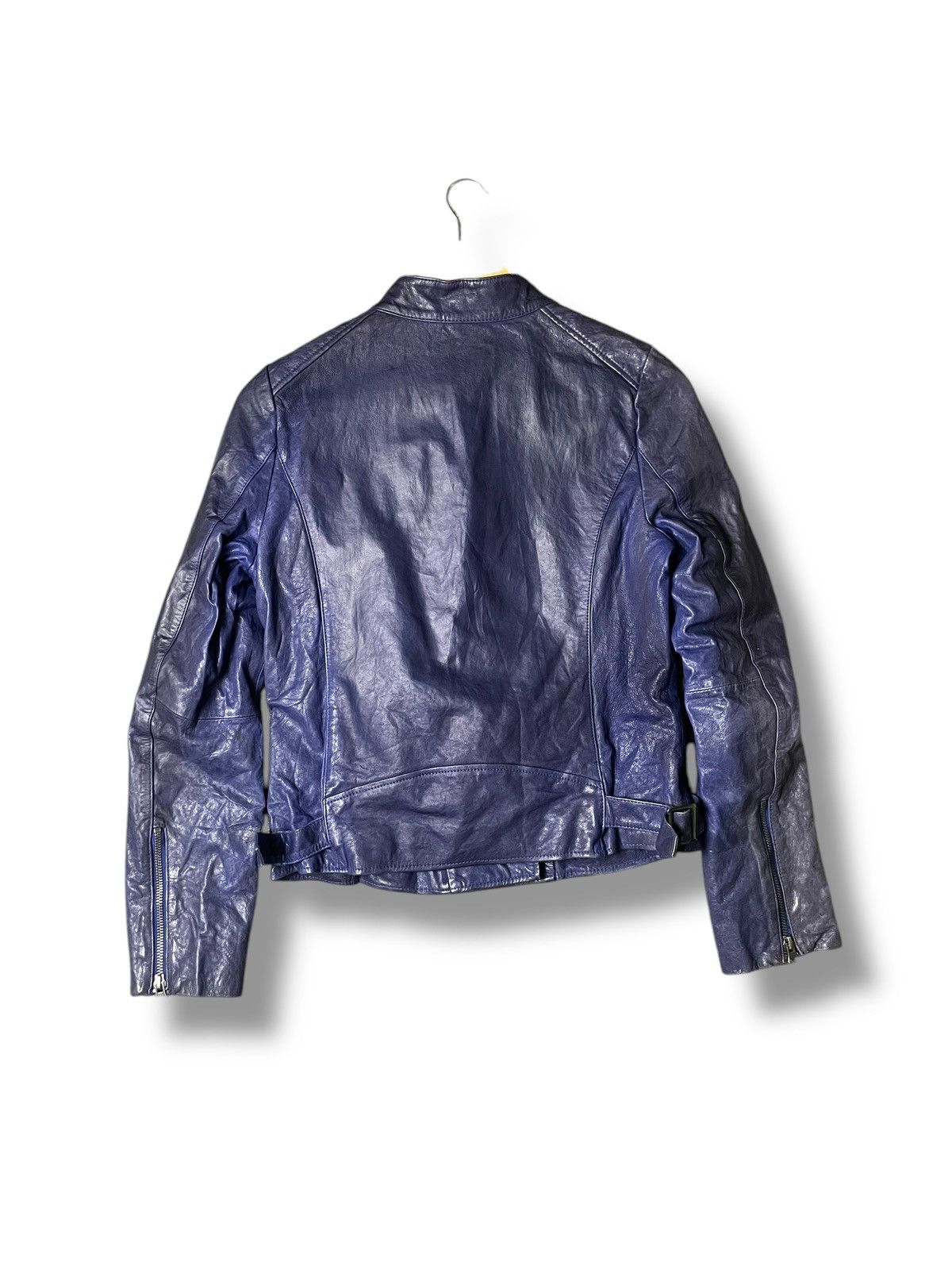 Japanese Brand Japanese Brand Cropped Leather Jacket (54) Size US XXS / EU 40 - 3 Thumbnail