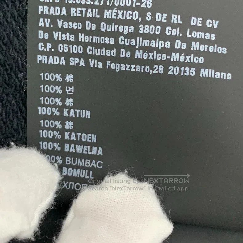 Prada Prada Black Triangle Logo Zip Hoodie. Size US XS / EU 42 / 0 - 8 Thumbnail