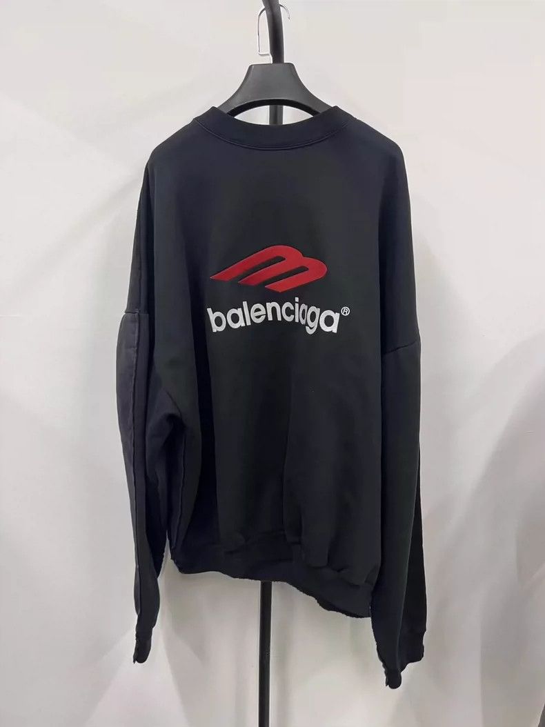Balenciaga Balenciaga Tape 3 B 2-in-1 Patchwork Wash Break Long Sleev Size US XS / EU 42 / 0 - 2 Thumbnail