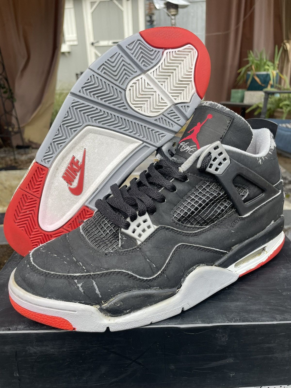 Jordan Brand Jordan 4 Retro Bred (1999) Size US 10.5 / EU 43-44 - 1 Thumbnail