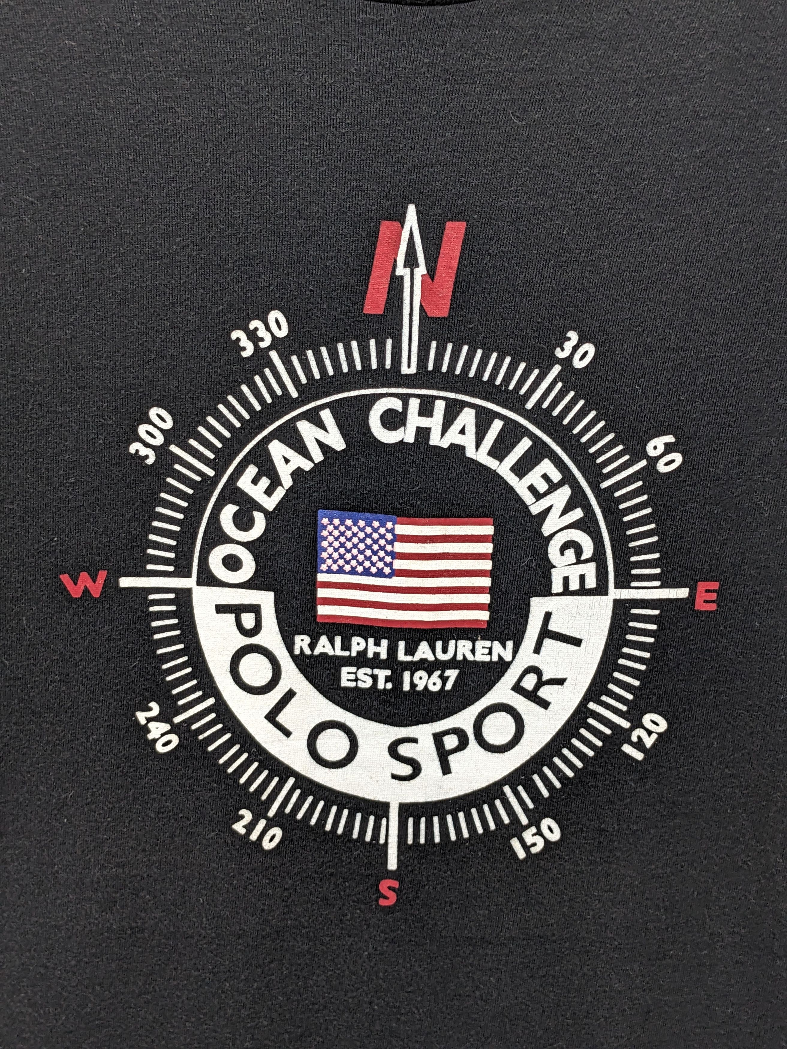 Polo Ralph Lauren VINTAGE OCEAN CHALLENGE POLO SPORT Size US L / EU 52-54 / 3 - 3 Thumbnail