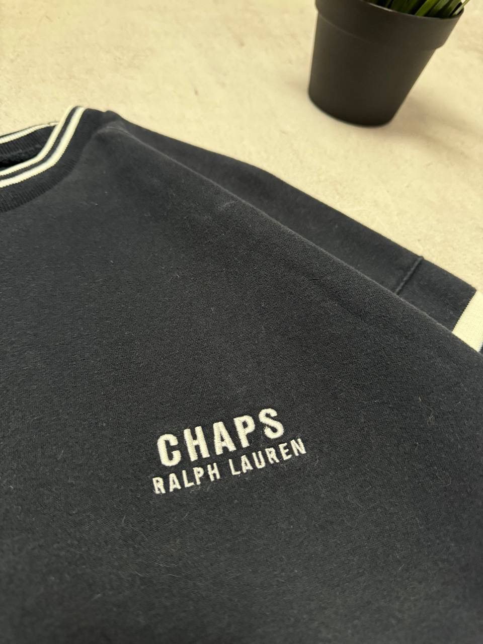 Chaps Ralph Lauren × Vintage Vintage Chaps Ralph Lauren Sweatshirt Baggy Y2K 90s Size US L / EU 52-54 / 3 - 3 Thumbnail