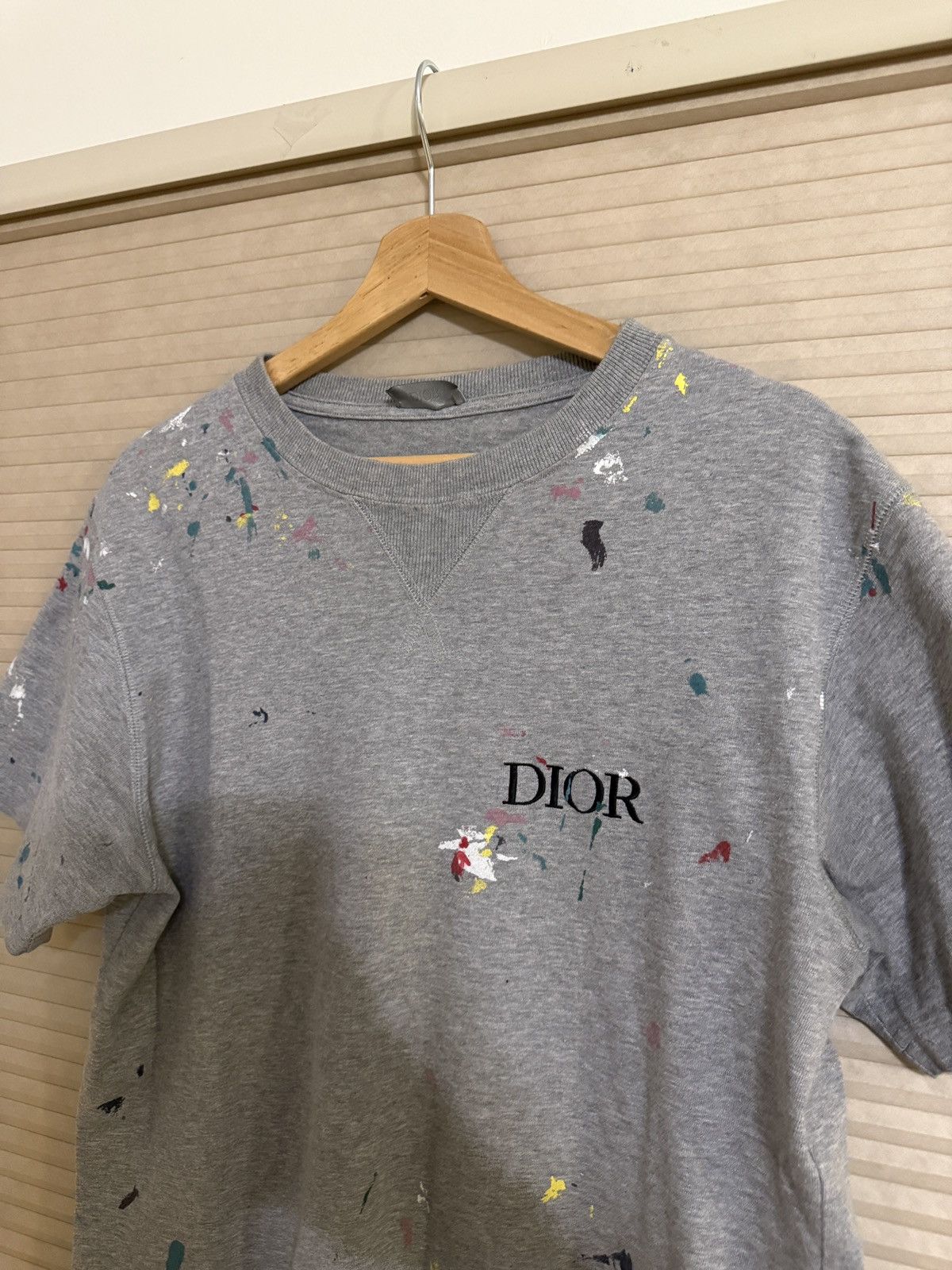 Dior Christian Dior Paint Splatter Short sleeve Size US M / EU 48-50 / 2 - 2 Thumbnail