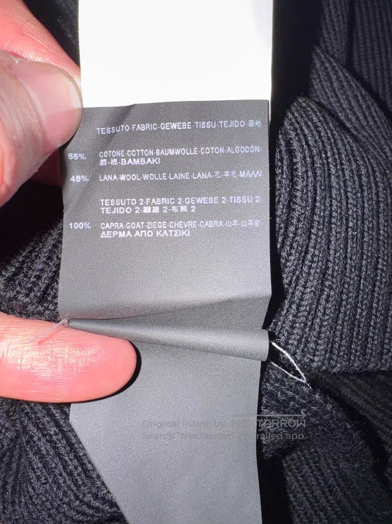 Saint Laurent Paris Saint Laurent Paris Sheepskin Patchwork Men's Sweater Size US M / EU 48-50 / 2 - 5 Thumbnail