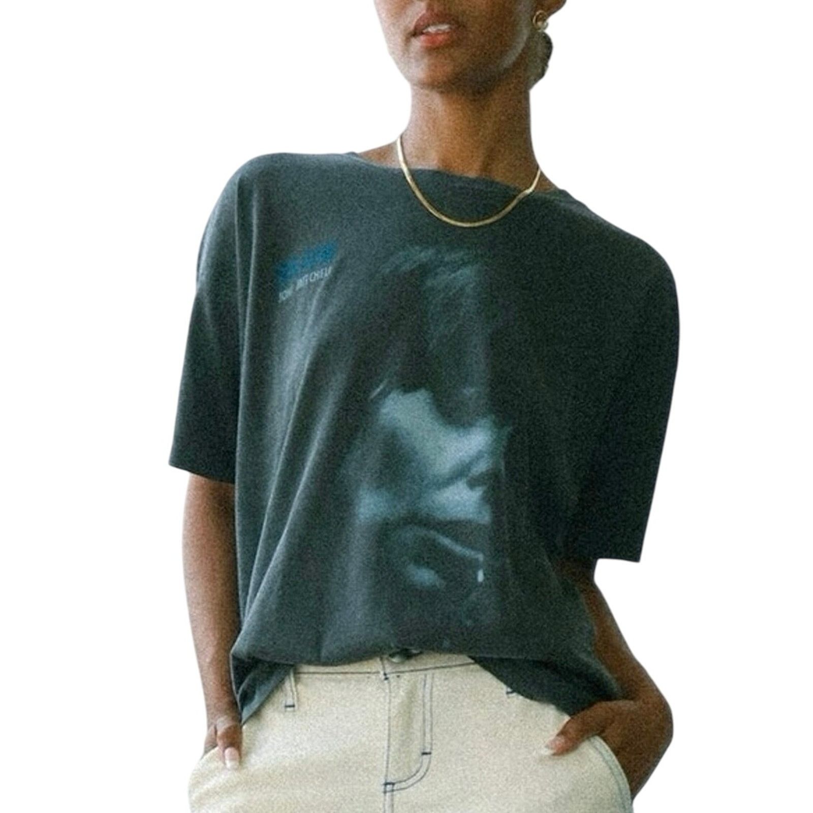 Daydreamer DAYDREAMER Joni Mitchell Blue Merch Tee Size M New with Tag Size M / US 6-8 / IT 42-44 - 5 Thumbnail