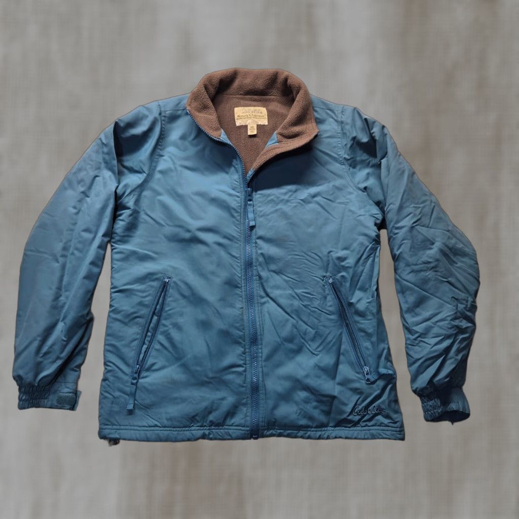 Vintage VINTAGE Cabelas Fleece Lined Teal Windbreaker Jacket Adult Womens S Small Size S / US 4 / IT 40 - 1 Thumbnail
