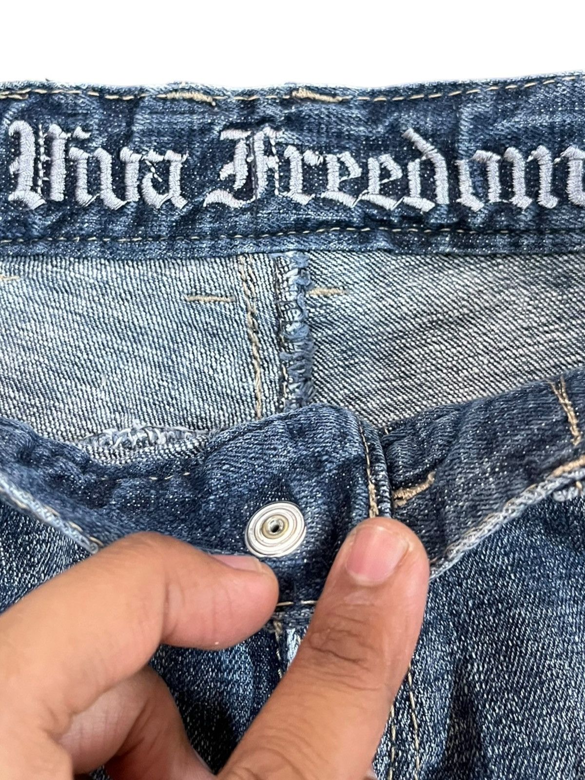 Japanese Brand × Seditionaries Vintage Japanese Brand Skeleton Island Seditionaries Dneim Size US 28 / EU 44 - 8 Thumbnail