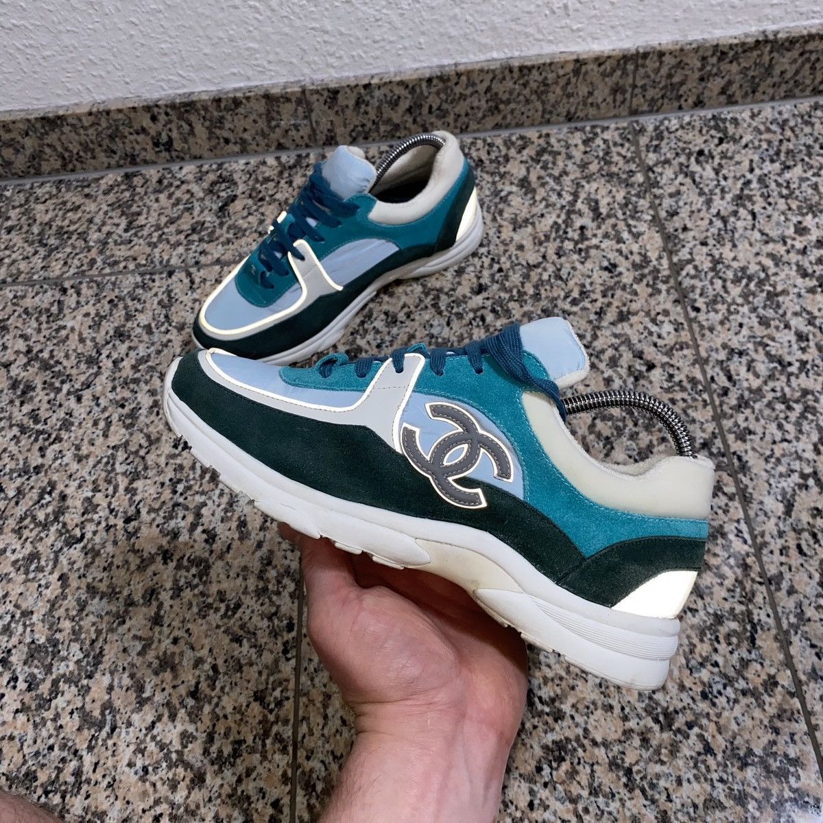 Chanel Chanel Sneakers Suede Nylon Reflective (2019) Size US 6.5 / EU 39-40 - 2 Thumbnail