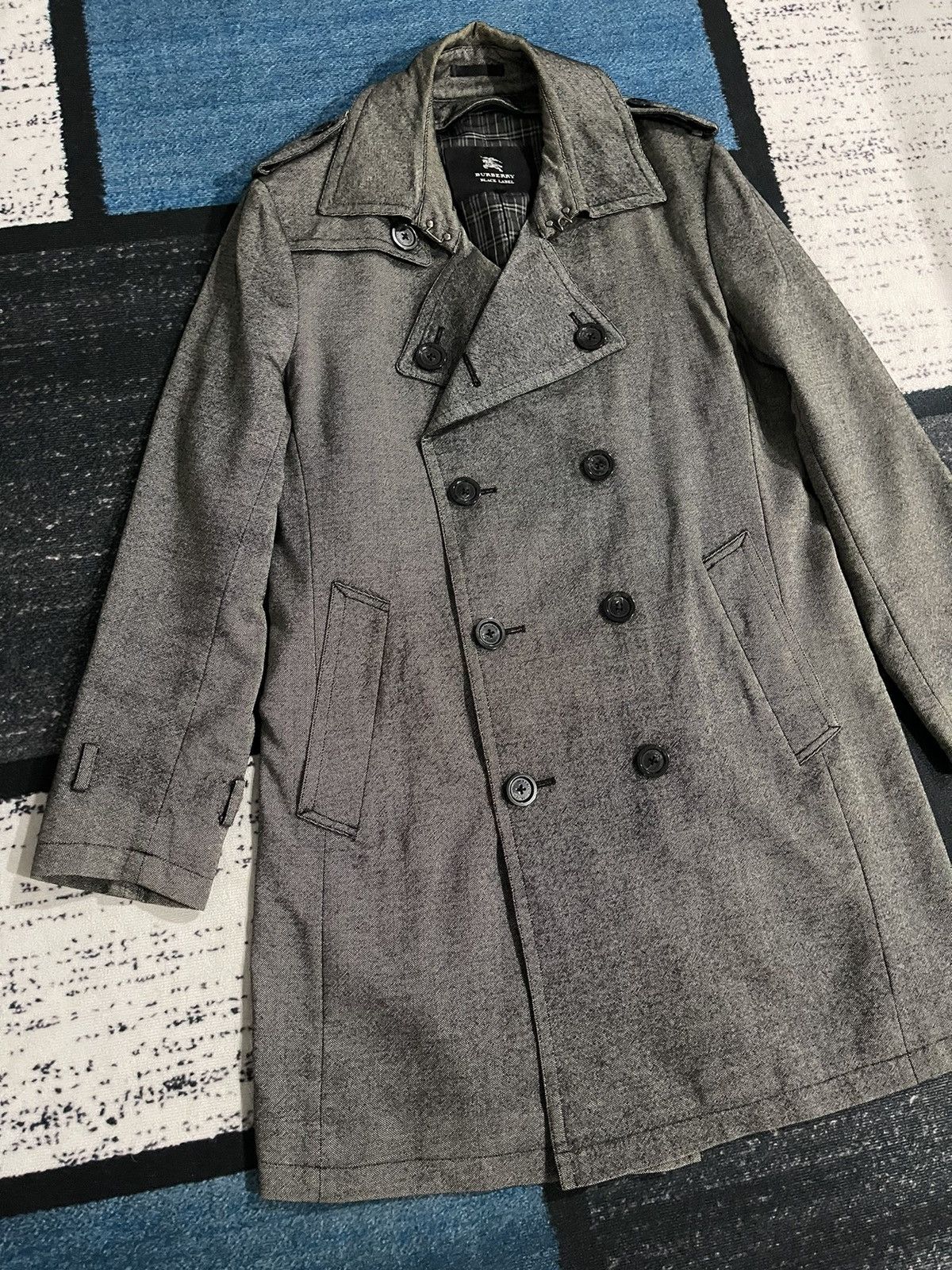 Burberry × Burberry Prorsum Burberry Black Label Trench Coat Size US L / EU 52-54 / 3 - 5 Thumbnail