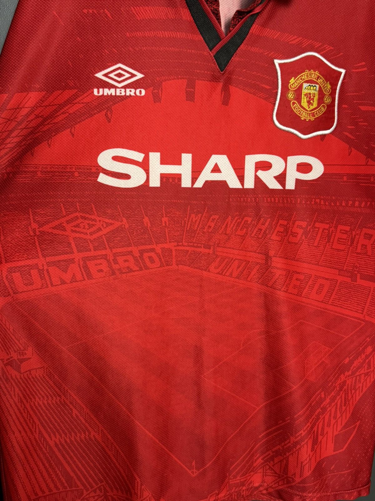 Umbro Manchester United 94/95 Home Giggs Football Jersey T-Shirt Size US M / EU 48-50 / 2 - 4 Thumbnail