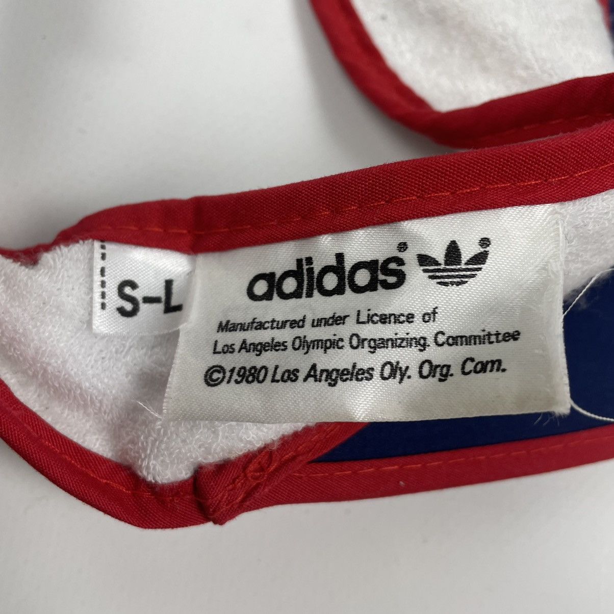 Vintage 1984 Adidas Los Angeles Olympics Visor Cap Size ONE SIZE - 5 Thumbnail