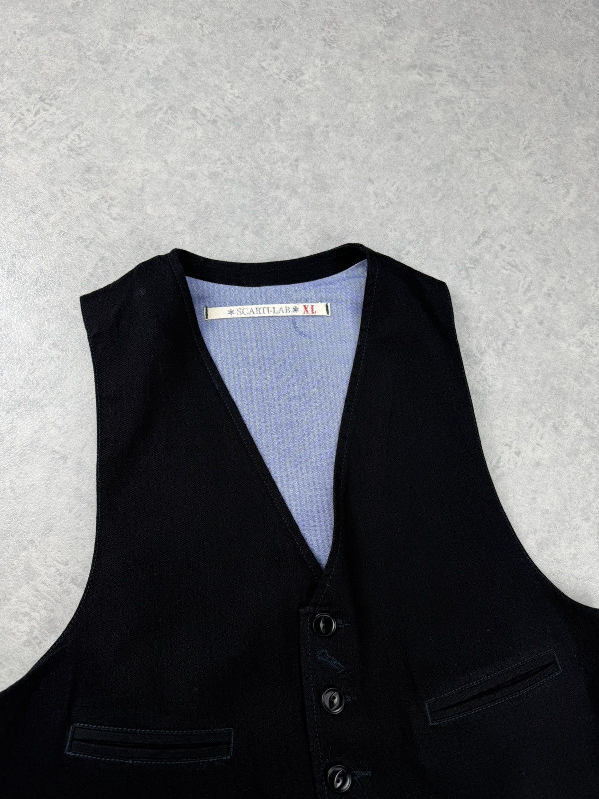 Scarti-Lab Scarti-Lab Black Workwear Gilet Vest Size XL Size US XL / EU 56 / 4 - 4 Thumbnail