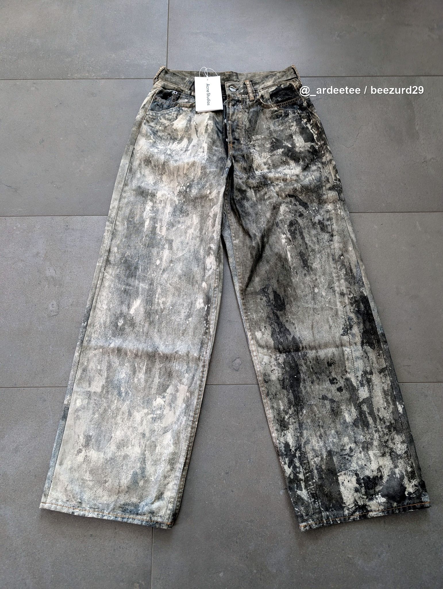 Acne Studios Last Size! Acne Studios 1981M Cold Grey Jeans | Grailed