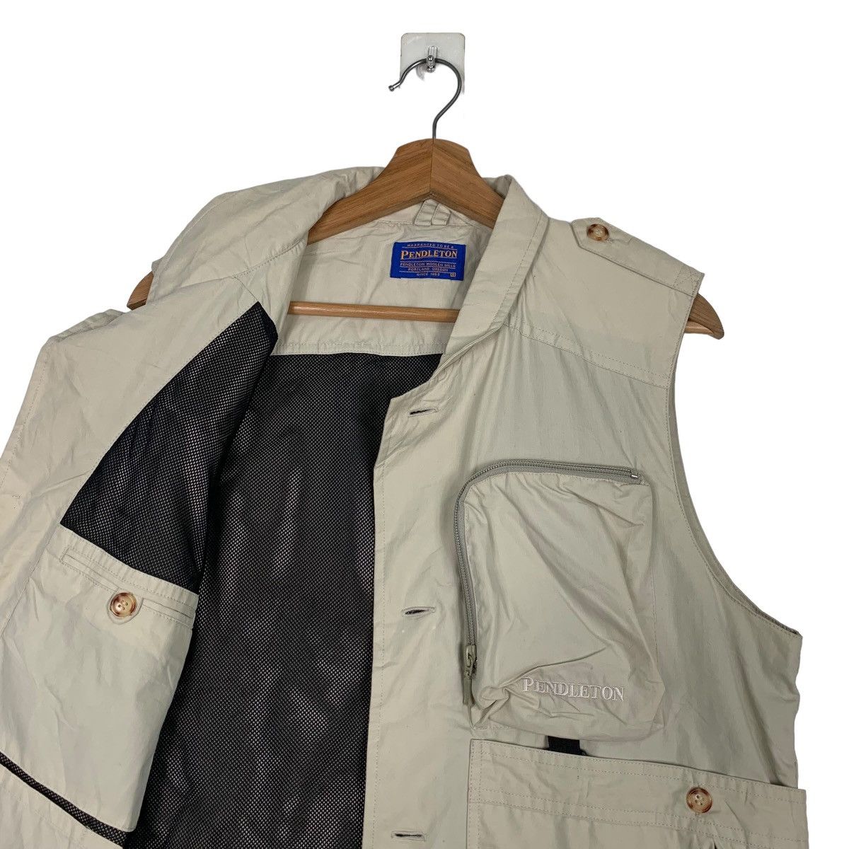 Pendleton PENDLETON Woolen Mills Utility Tactical Vest #0059-C4 Size US S / EU 44-46 / 1 - 12 Thumbnail