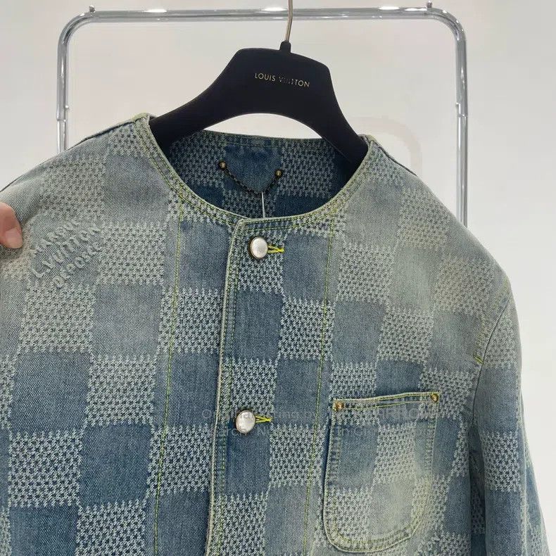 Louis Vuitton Louis Vuitton 25 New Co-branded Fei-Dong Collarless Denim Size US M / EU 48-50 / 2 - 3 Thumbnail