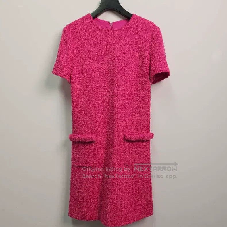 Valentino Valentino Rose red woven dress Size S / US 4 / IT 40 - 1 Thumbnail