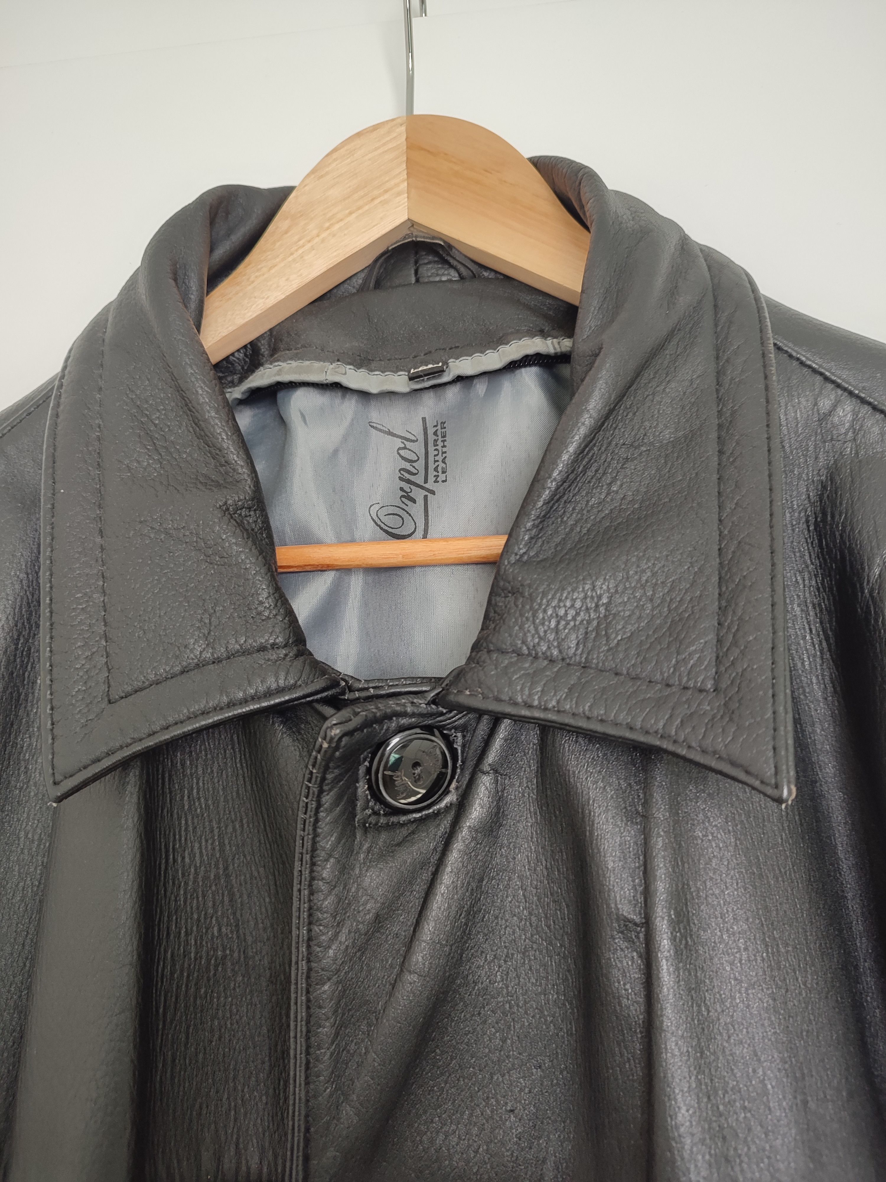 Vintage Leather jacket vintage, mens, XL Size US XL / EU 56 / 4 - 3 Thumbnail