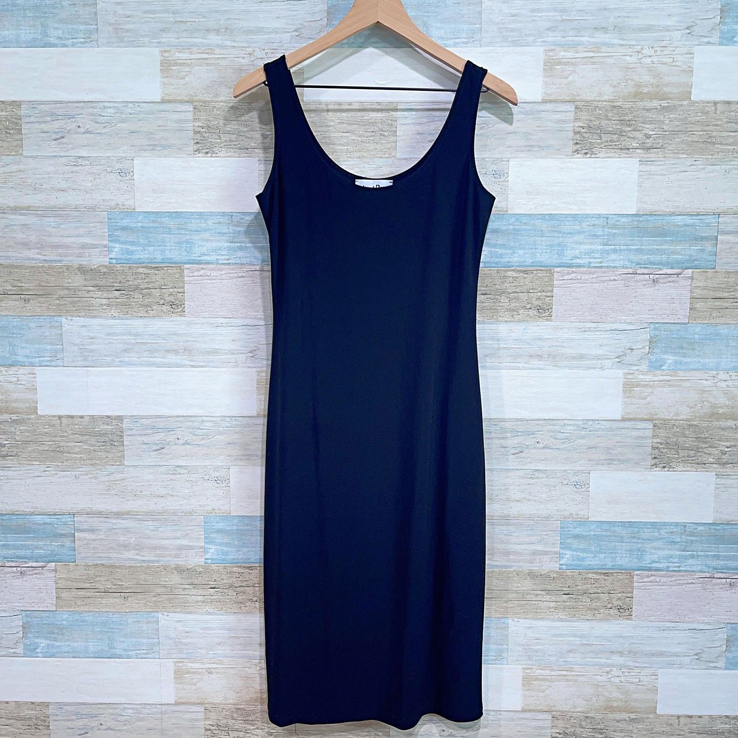 Joseph Ribkoff Joseph Ribkoff Stretchy Tank Dress Black Scoop Sleeveless 10 Size L / US 10 / IT 46 - 1 Thumbnail