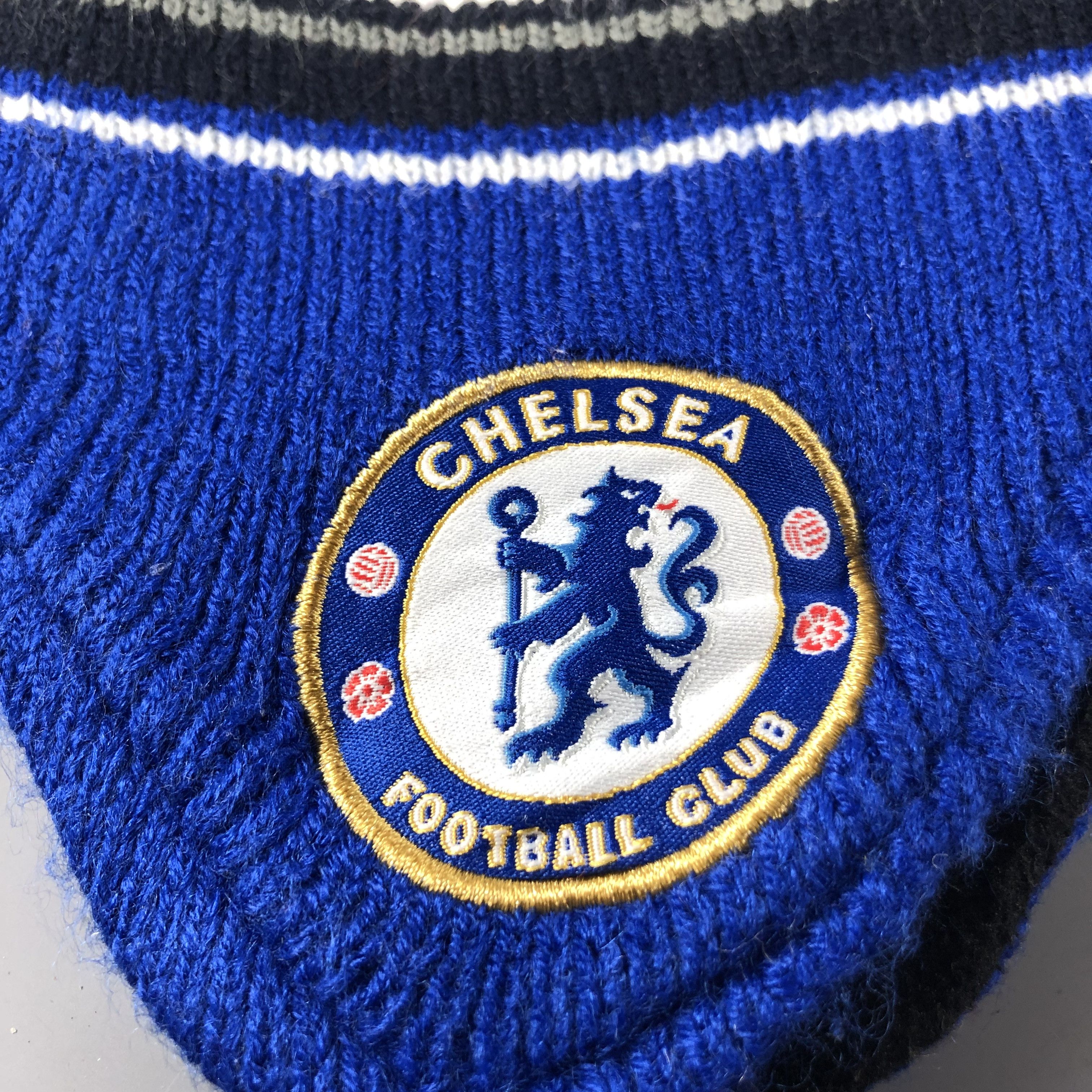 Chelsea Soccer Chelsea FC Ushanka Earflap Beanie Snow Hat Snow Cap B513 Size ONE SIZE - 4 Thumbnail