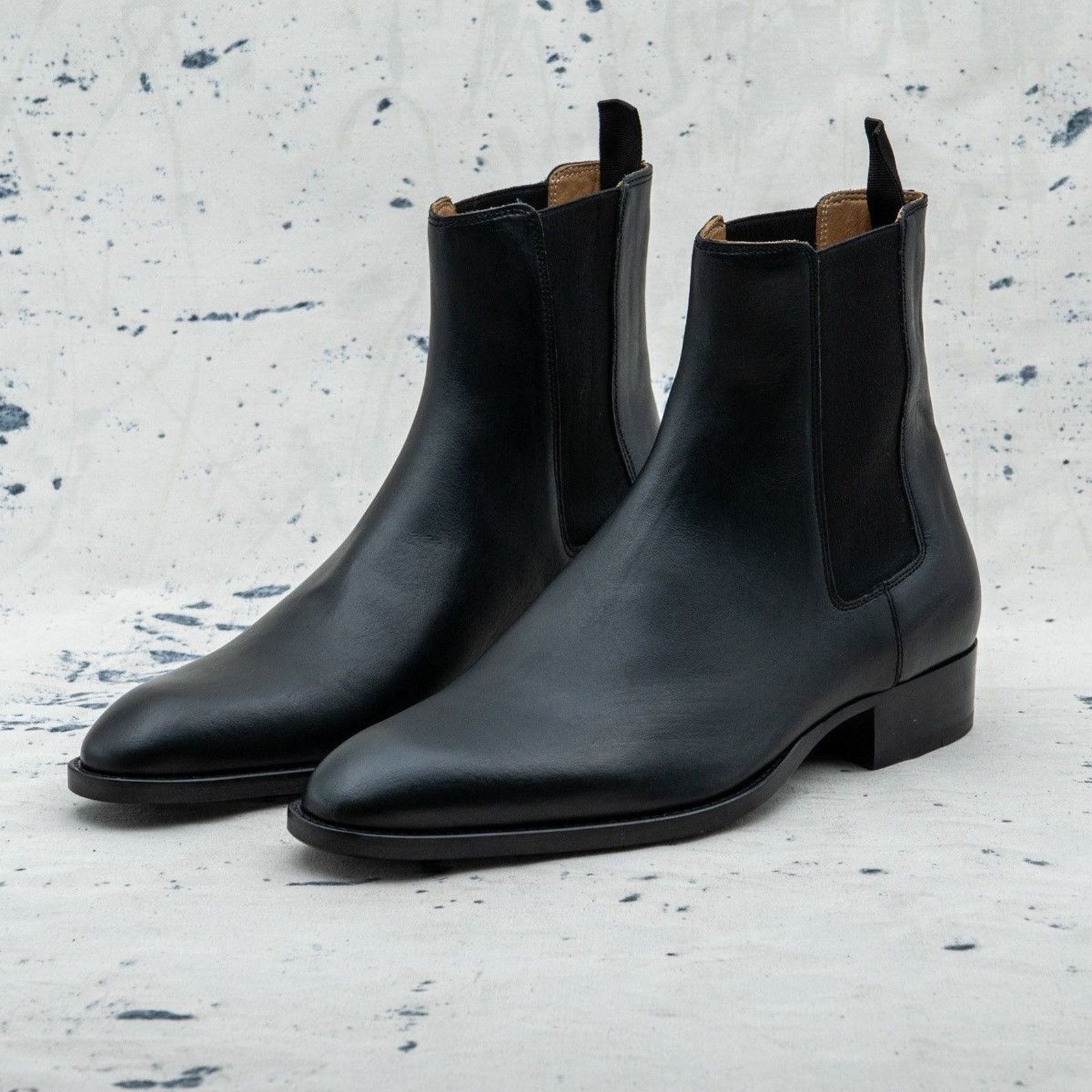 Sandro Sandro paris classic mens black leather chelsea boots Size US 11 / EU 44 - 1 Thumbnail