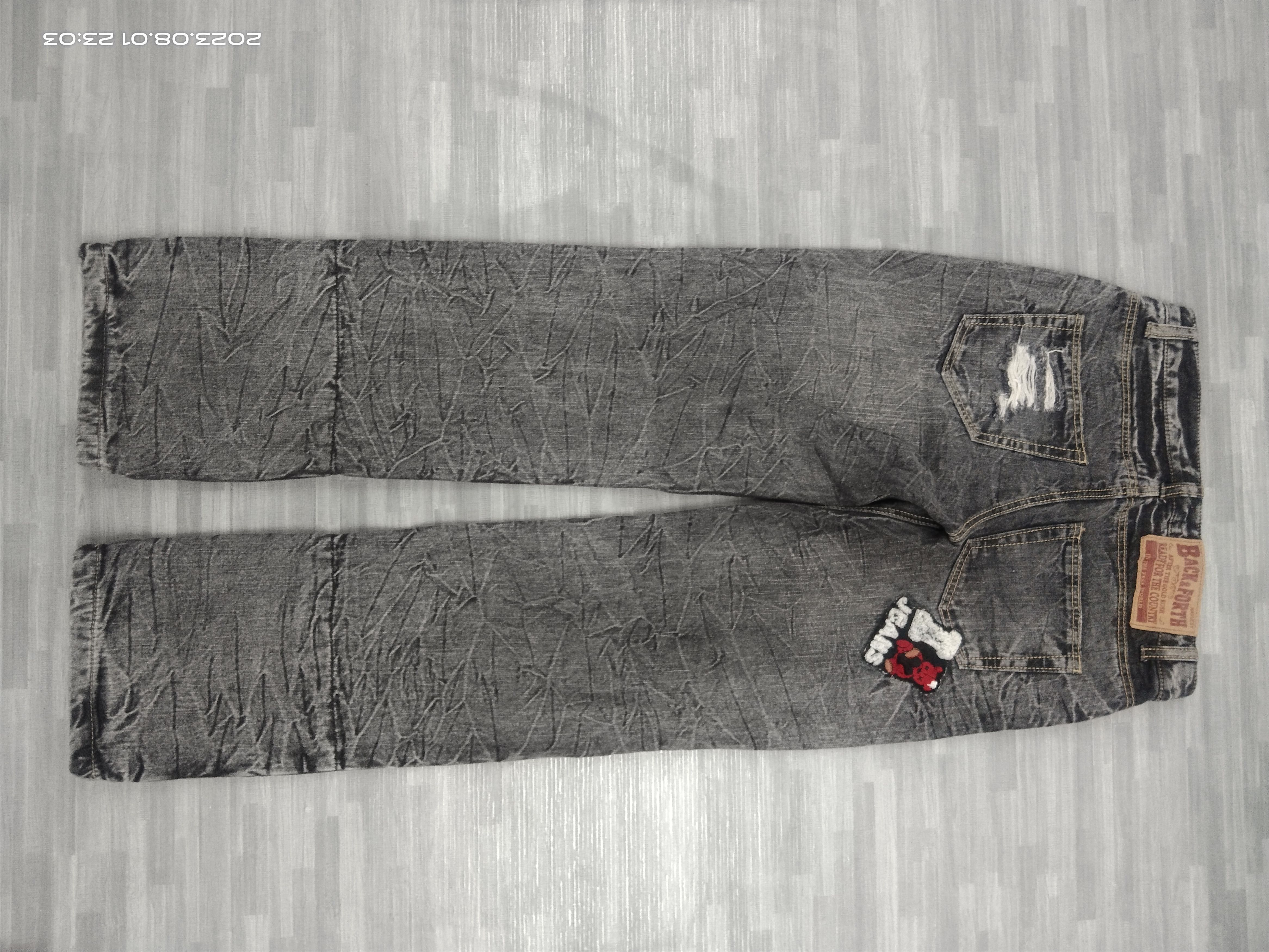 Other SiCK RIPED BACK&FORTH DENIM PANTS Size US 30 / EU 46 - 3 Thumbnail