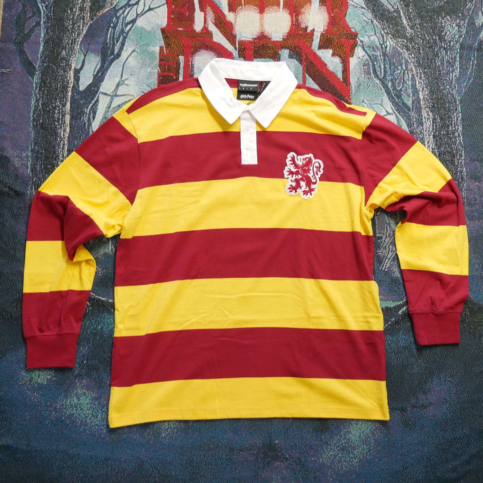 The Hundreds The Hundreds x Harry Potter House Rugby Polo Gryffindor Size US XXL / EU 58 / 5 - 1 Thumbnail