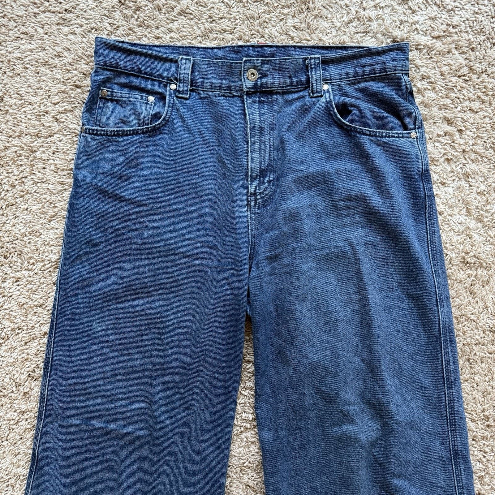 Kickers Kickers UK Denim Baggy Indigo Blue Jeans Pants Wom Size 34 Size 34" / US 12 / IT 48 - 11 Thumbnail