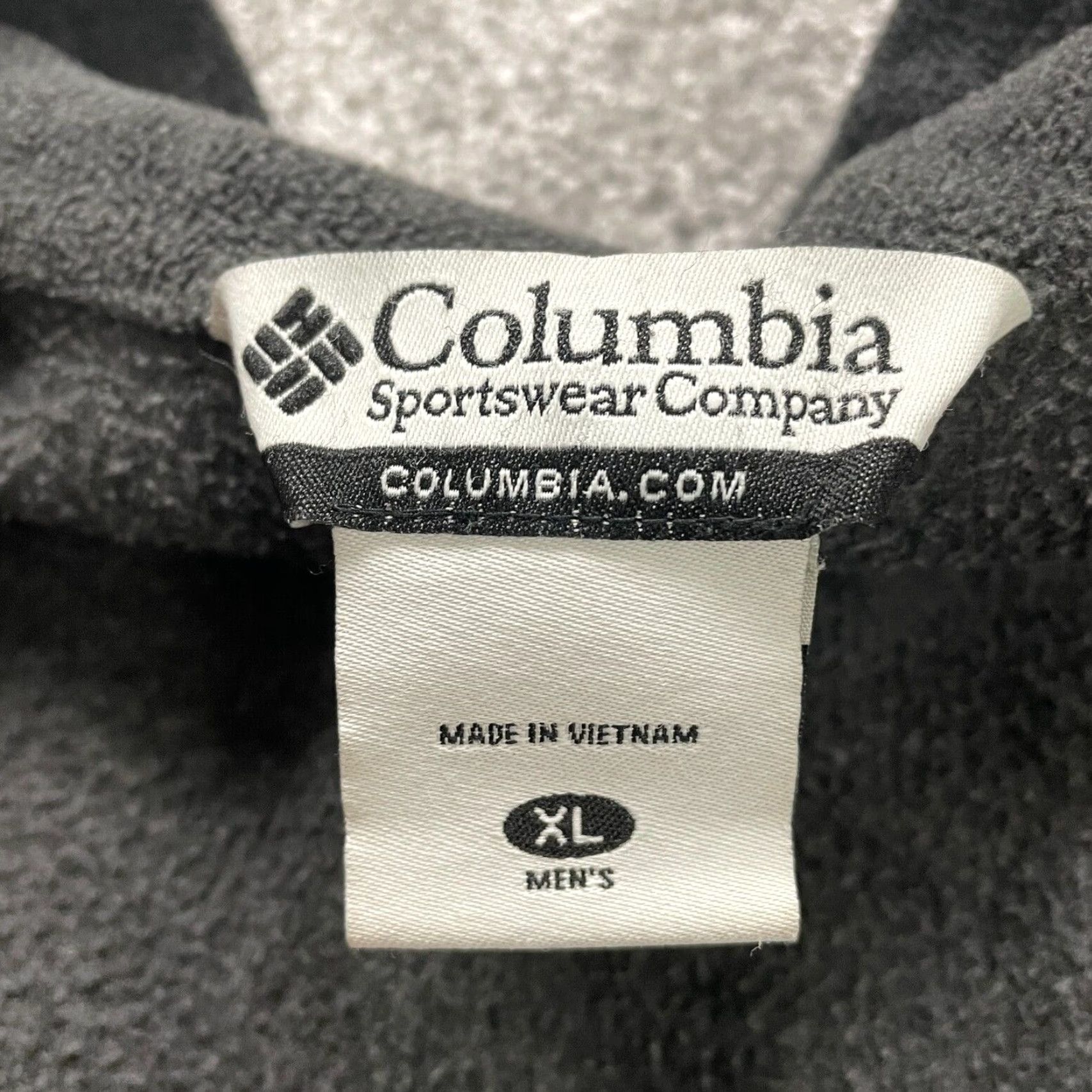 Vintage Columbia Fleece Jacket Mens XL Dark Gray Full Zip Pockets High Neck Outdoor Hike Jacket Size US XL / EU 56 / 4 - 3 Thumbnail