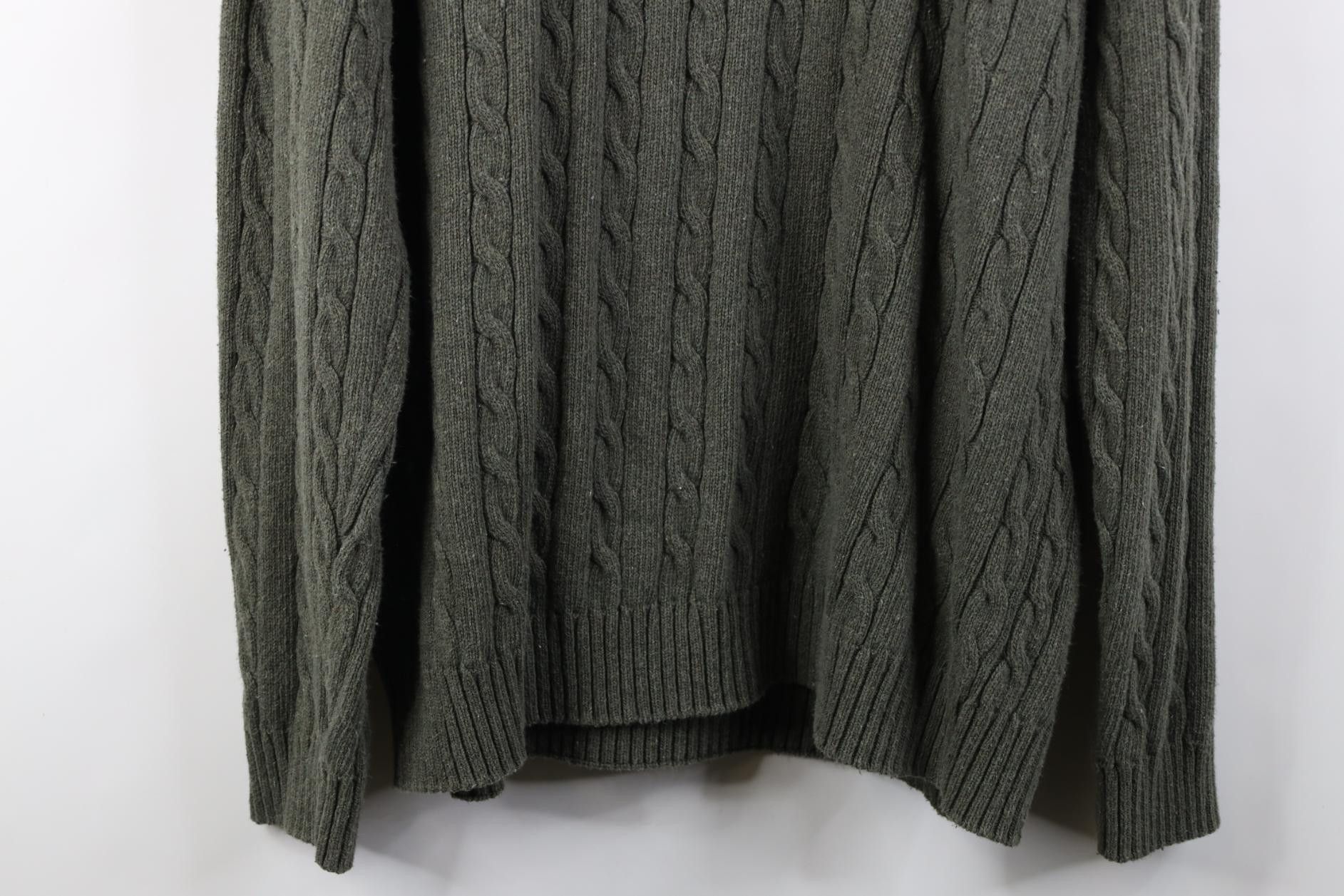 Vintage Vintage 90s Streetwear Chunky Cable Knit Crewneck Sweater Size US XL / EU 56 / 4 - 10 Thumbnail