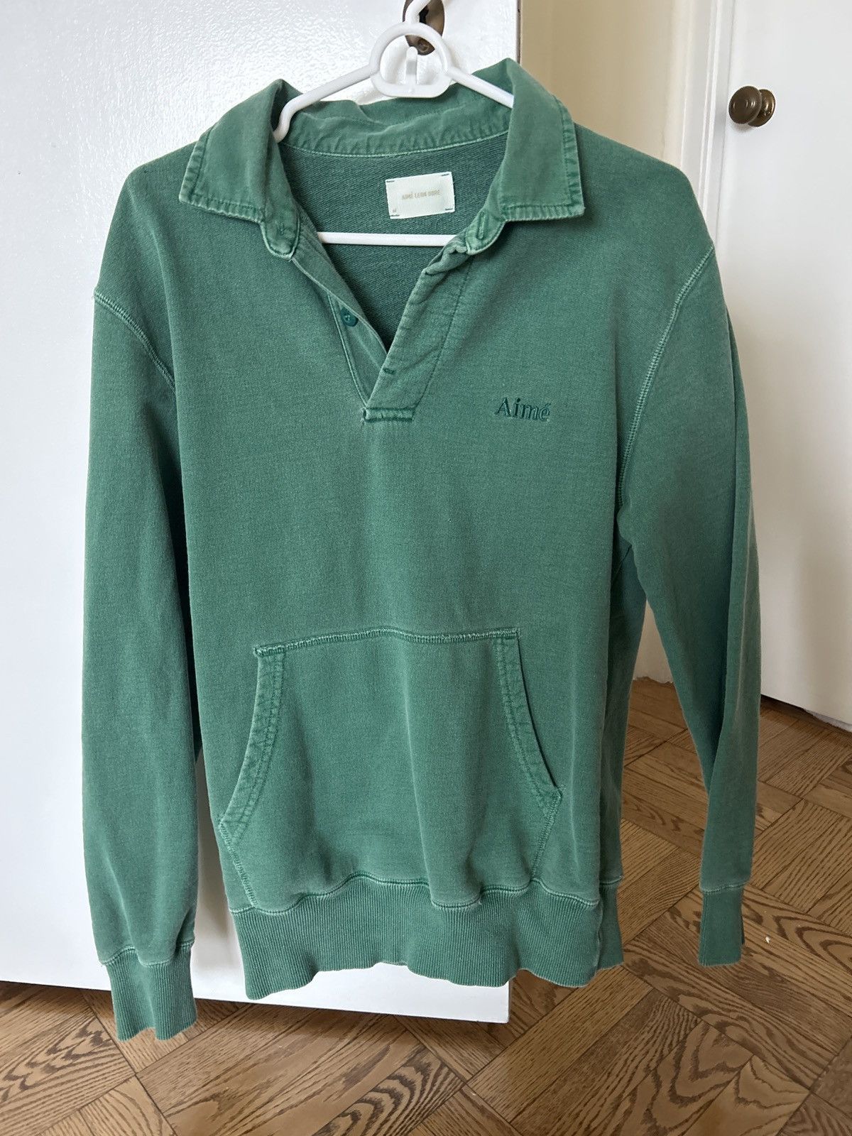 Aime Leon Dore AIME LEON DORE Heavy Knit Shirt with Kangaroo Pocket Size US M / EU 48-50 / 2 - 1 Thumbnail