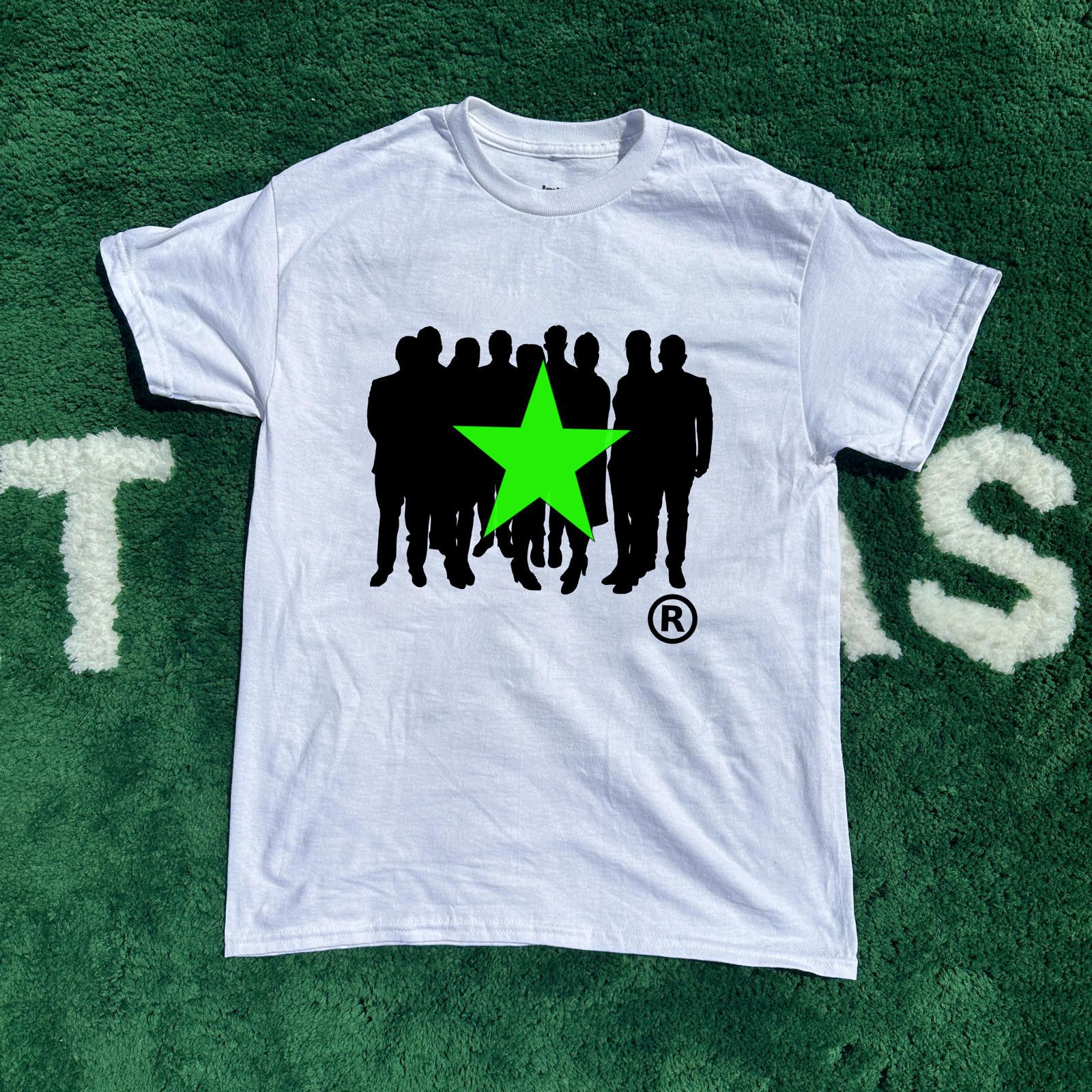 Japanese Brand Commune Tee White Green Size US M / EU 48-50 / 2 - 1 Thumbnail