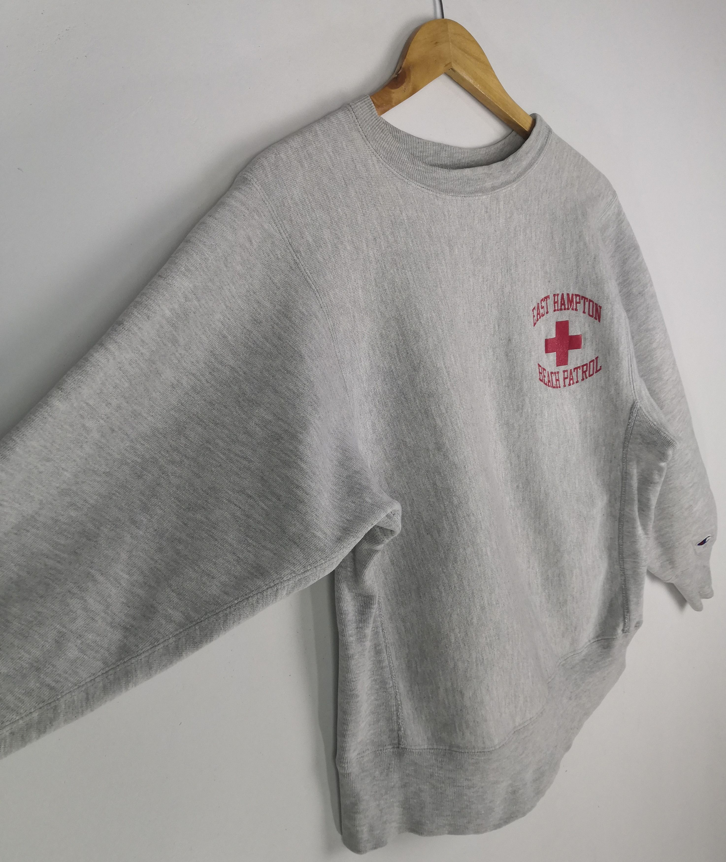 Champion Vintage 80s Champion Sweatshirt East Hampton Beach Patrol Size US M / EU 48-50 / 2 - 3 Thumbnail