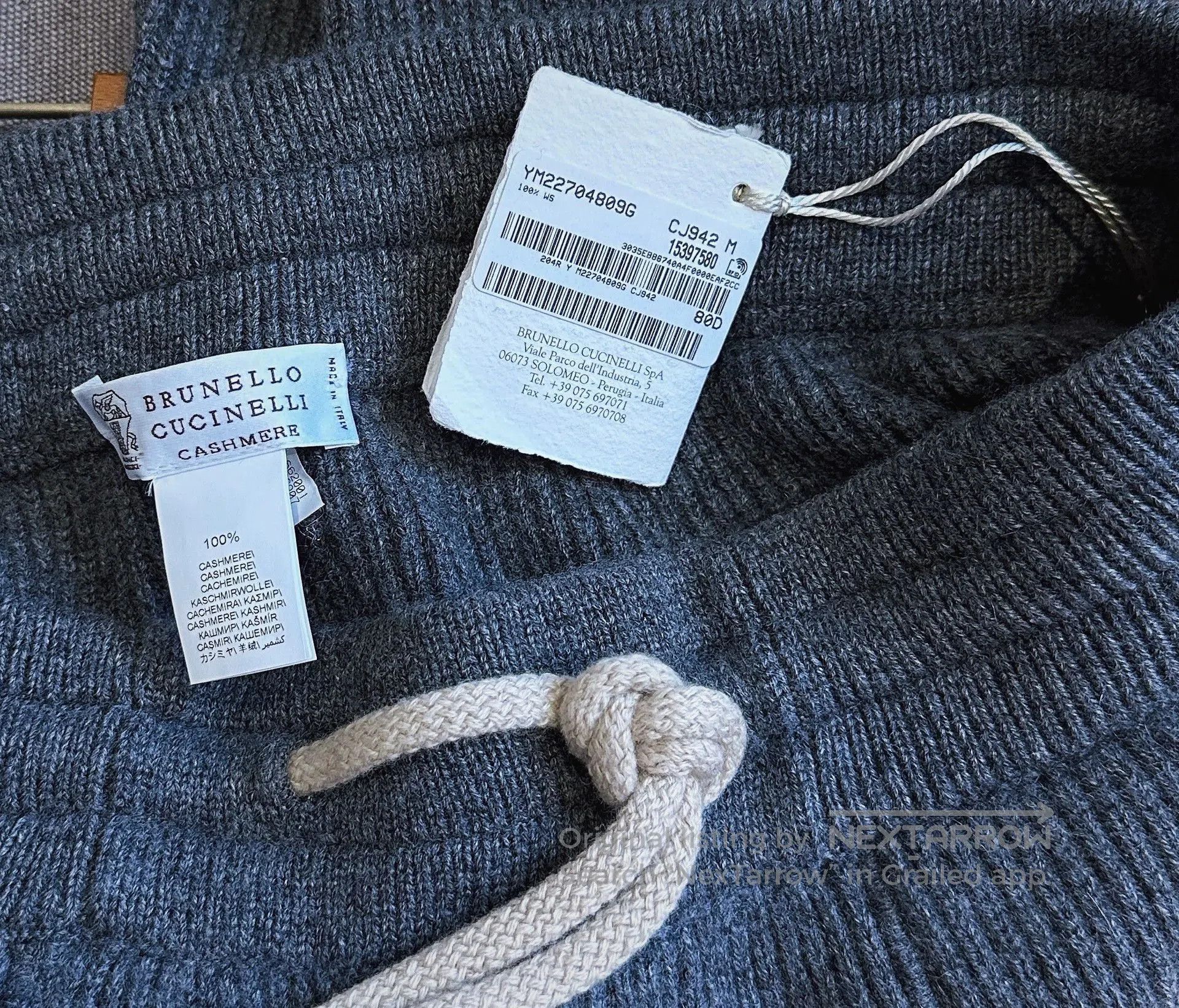 Brunello Cucinelli Brunello Cucinelli Cashmere Jogger Pants. Size US 29 - 5 Thumbnail