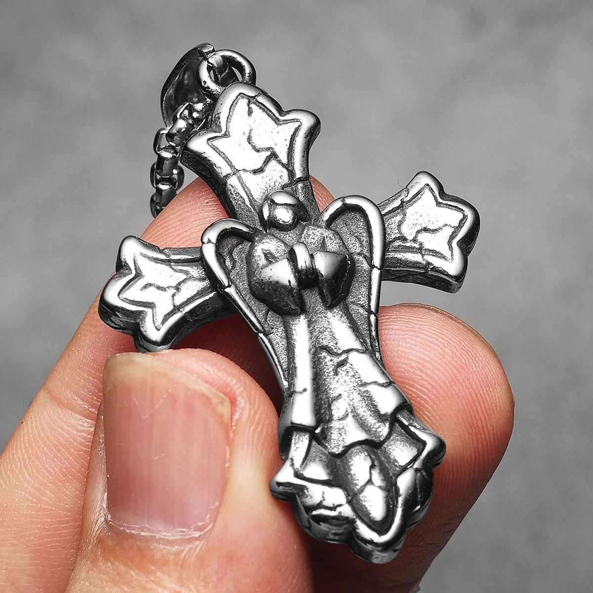 Other Angel Cross Pendant Accessories Necklace Gifts Size ONE SIZE - 2 Thumbnail