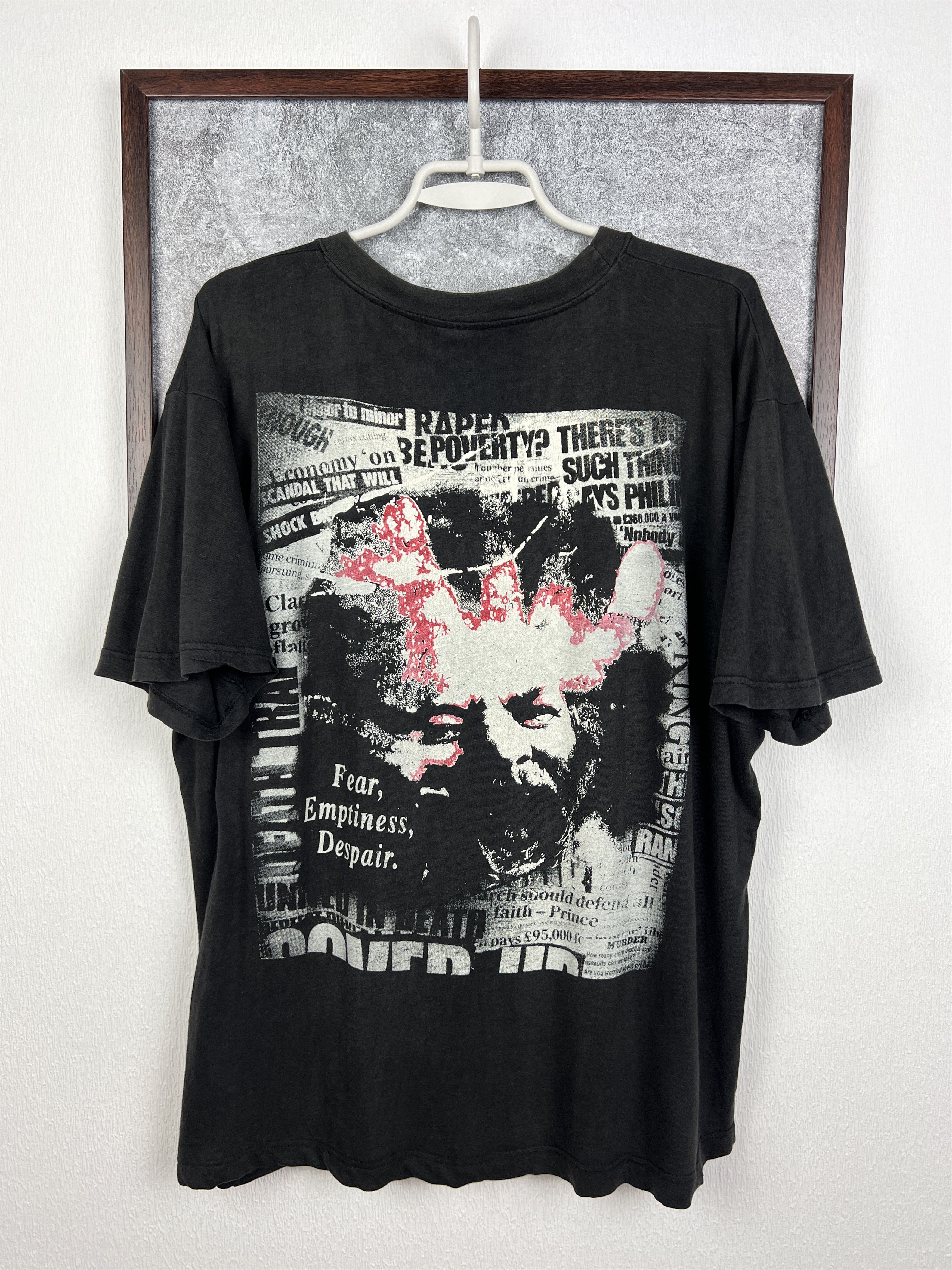 Vintage Over Print Napalm Death Black Metal Shirt Tee Band Grindcore Size US L / EU 52-54 / 3 - 10 Thumbnail