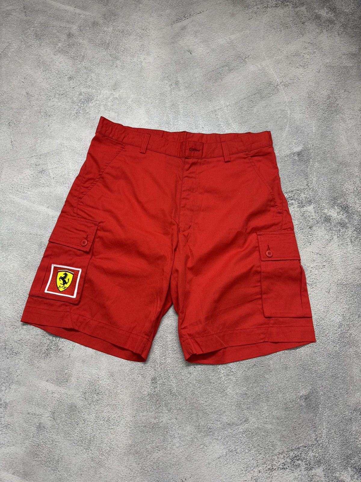 Ferrari Vintage Y2k Ferrari Racing Cargo Shorts Size US 30 / EU 46 - 5 Thumbnail