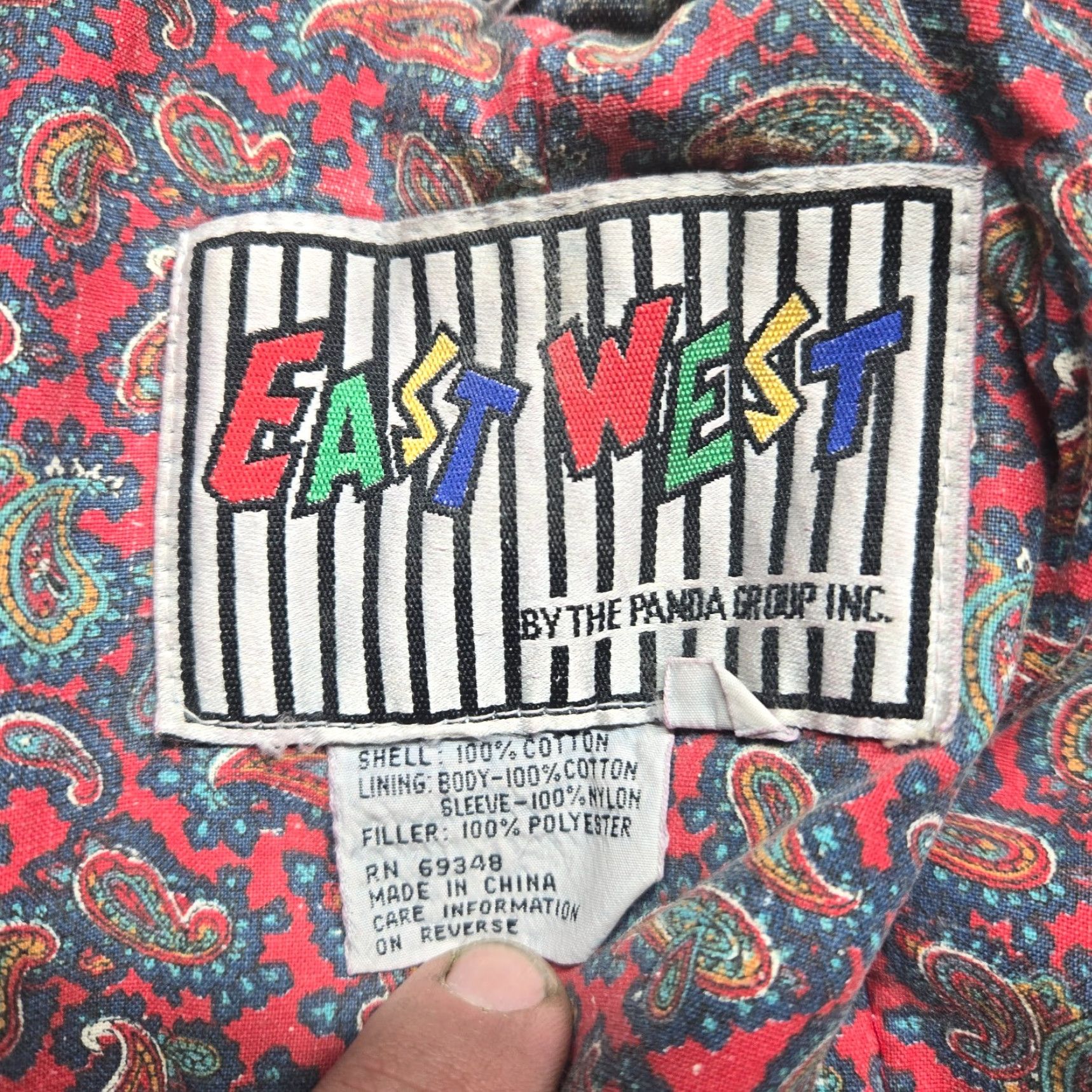 Vintage VINTAGE East West Acid Stone Wash Denim Coat Blue Jean Jacket Women's Med 80’s Size 32" / US 10 / IT 46 - 2 Thumbnail