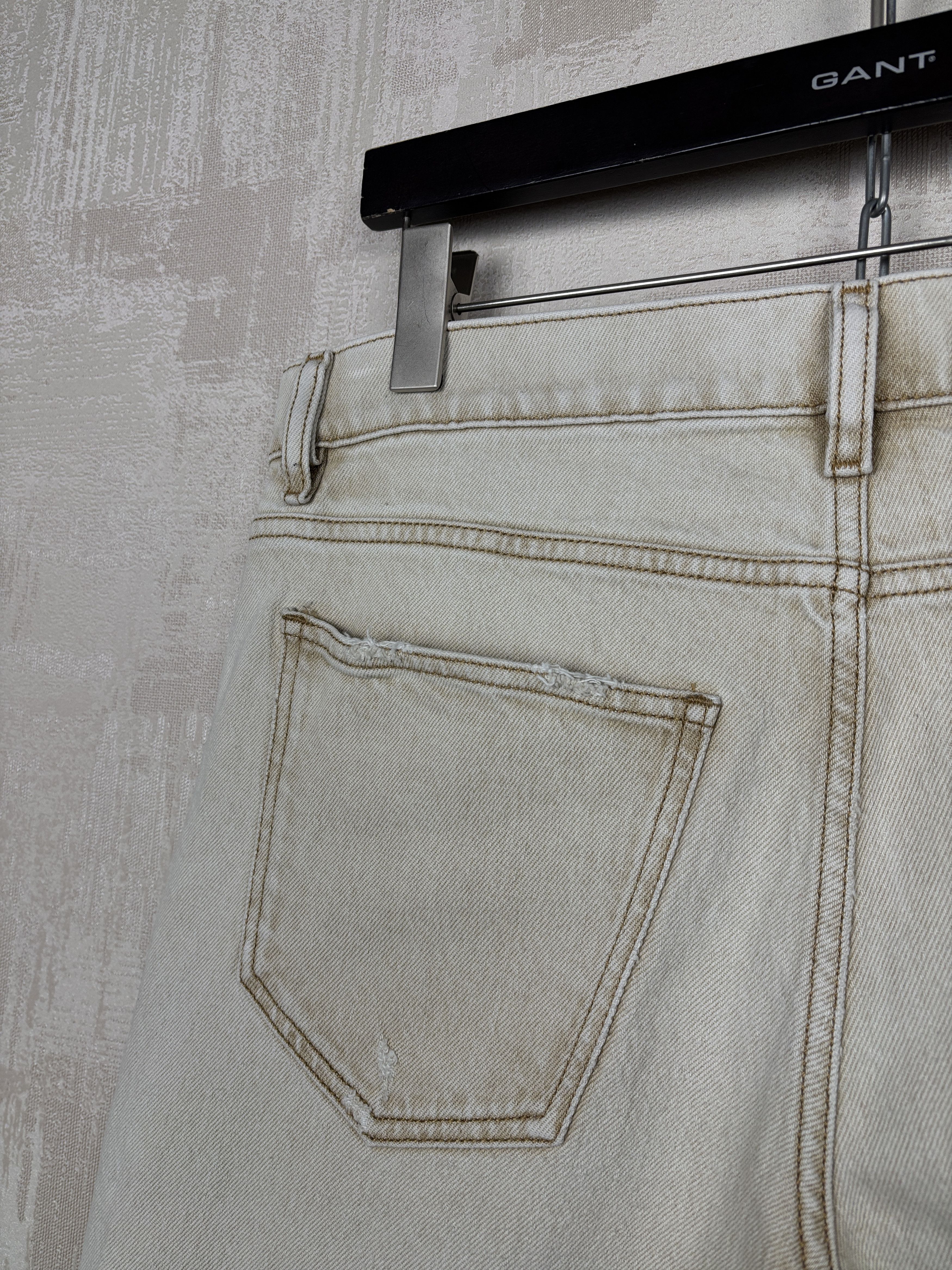 Diesel Diesel Jeans 2019 D-Strukt Slim Fit Washed Beige Size US 32 / EU 48 - 4 Thumbnail