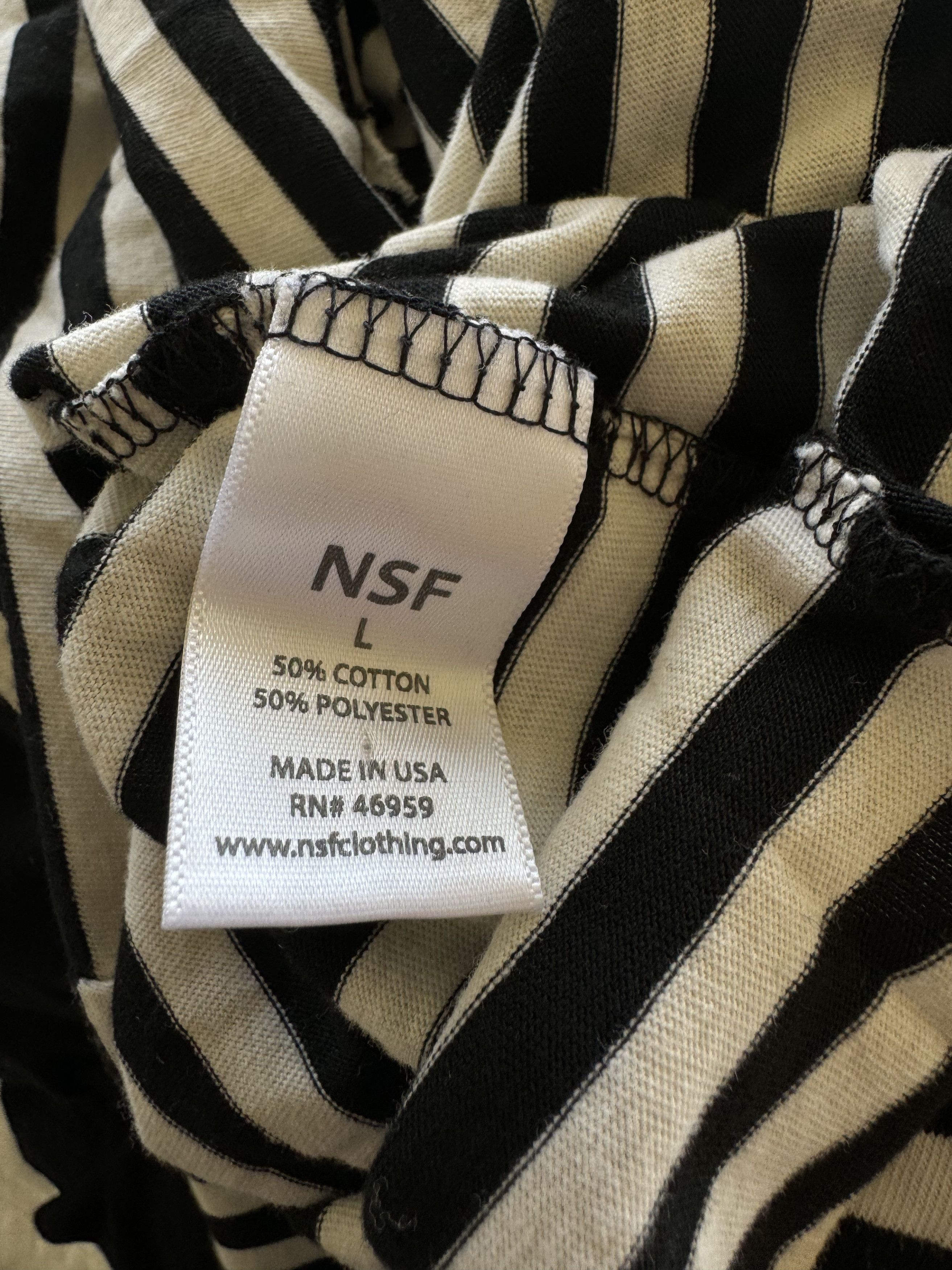 NSF NSF Striped Long Sleeve Size US L / EU 52-54 / 3 - 6 Thumbnail