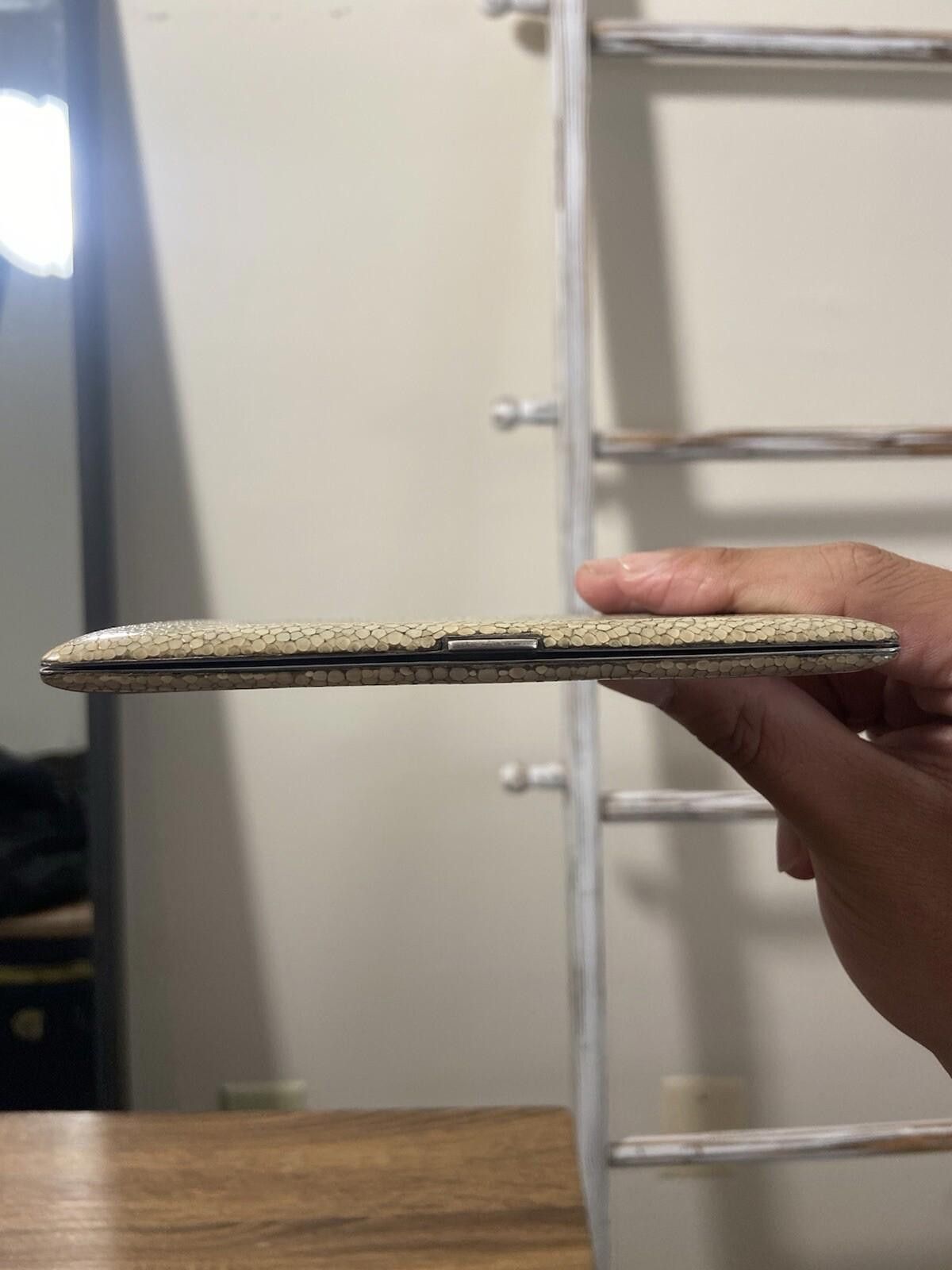 Other Shagreen ivory stingray silver plate cigarette case, England Size ONE SIZE - 12 Thumbnail