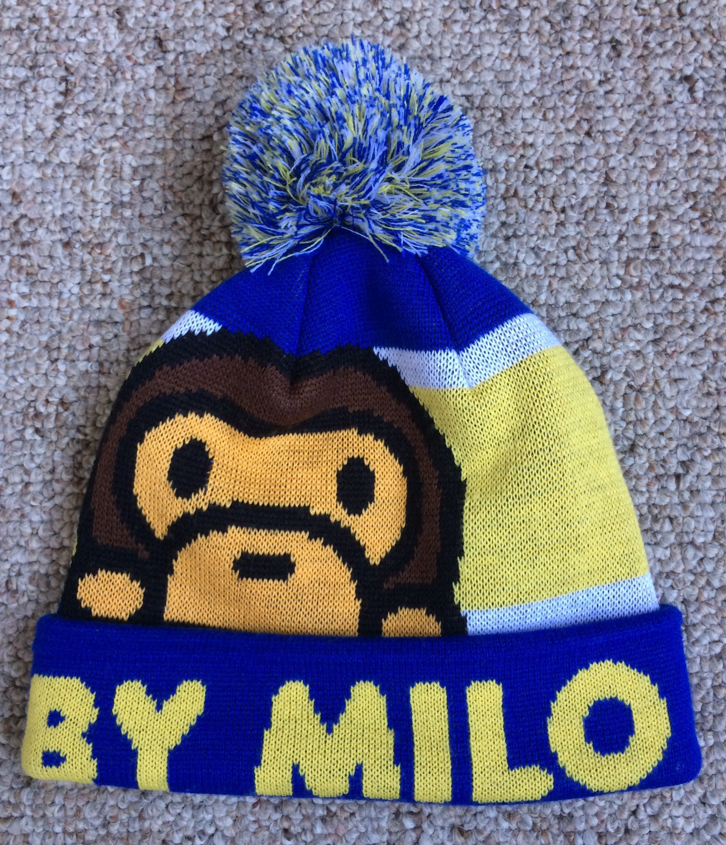 Bape A BATHING APE BABY MILO DOUBLE SIDED BEANIE | Grailed