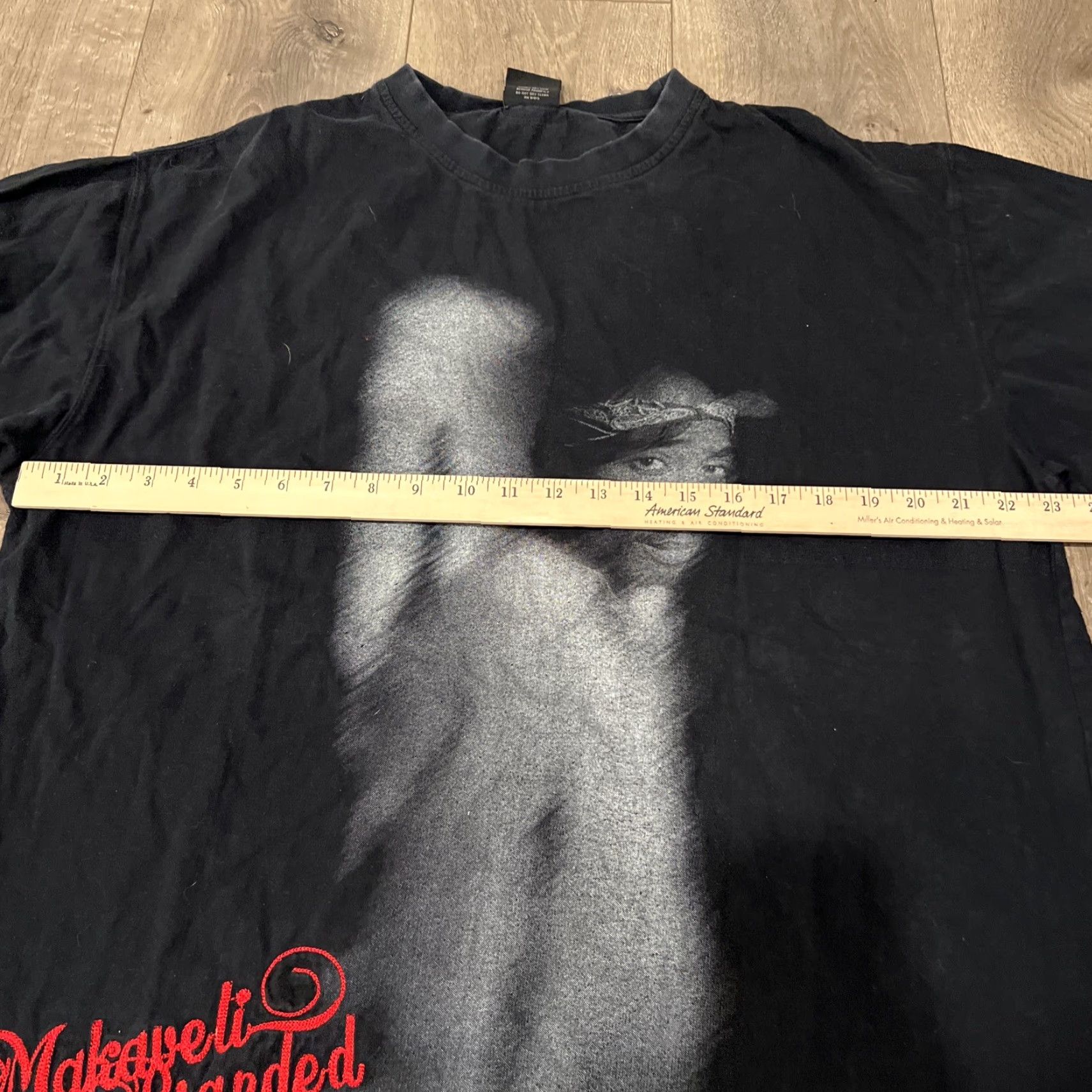 Vintage VINTAGE Makaveli Brand T-Shirt Mens 2XL Short Sleeve Crew Neck Hip-Hop Graphic Tee 2000s Black Size US XXL / EU 58 / 5 - 4 Thumbnail