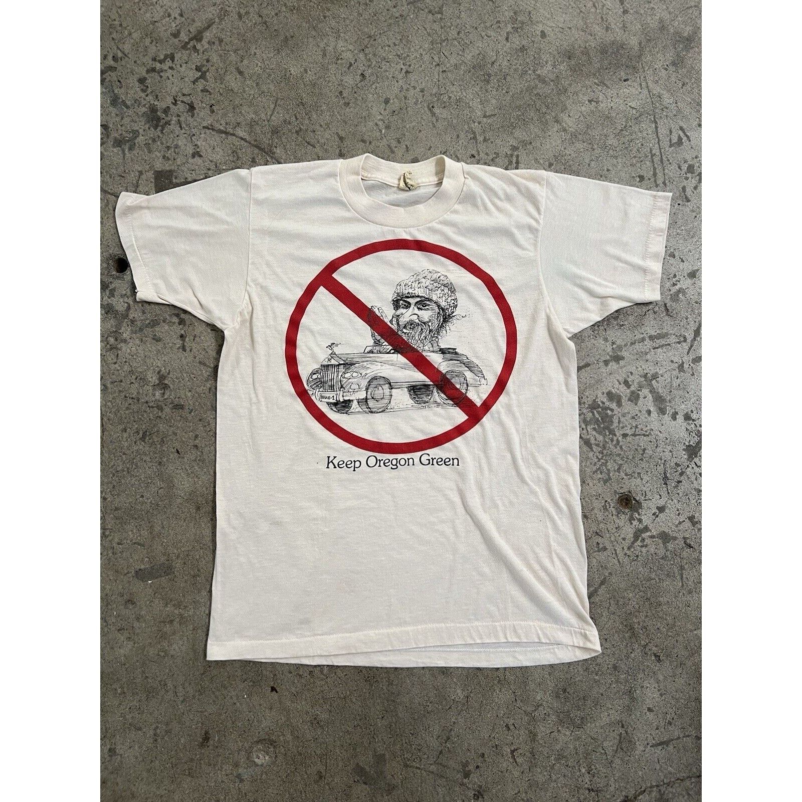 Vintage Rare Bhagwan Shree Rajneesh (Osho) Vintage 1980’s tee Size US L / EU 52-54 / 3 - 1 Thumbnail