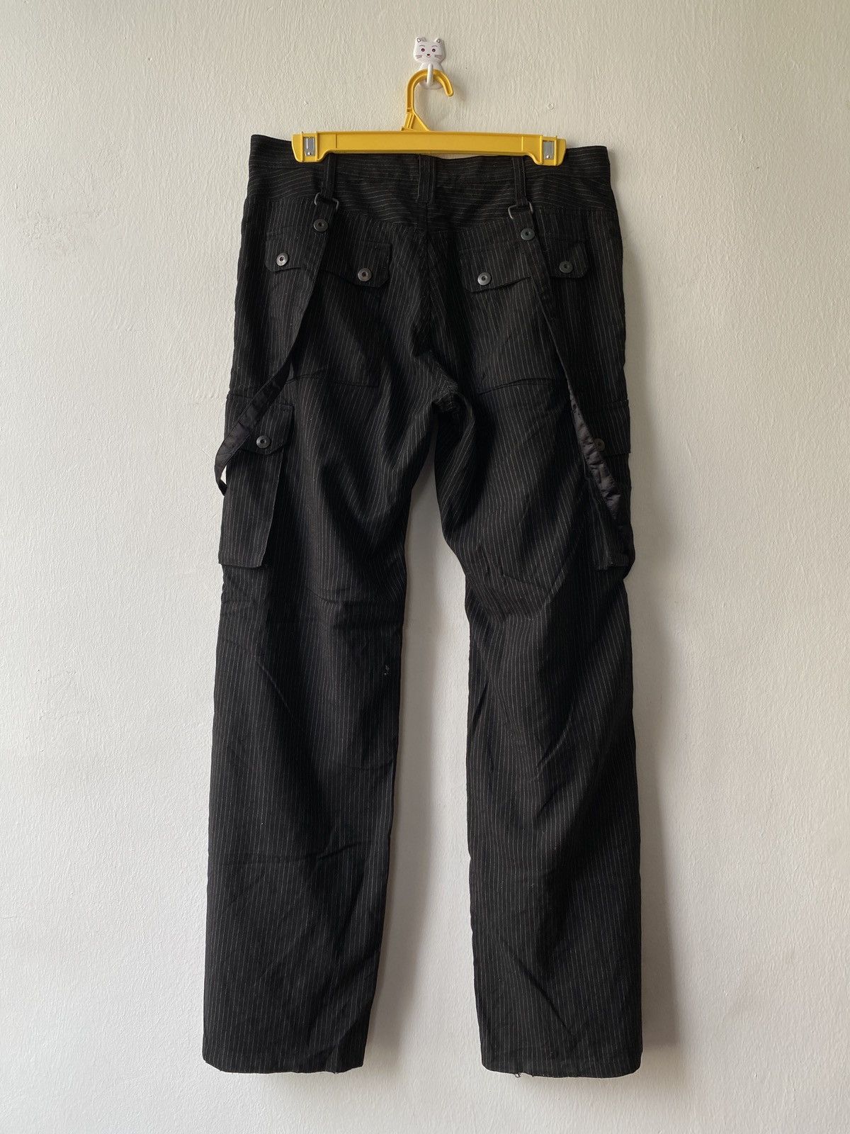 Japanese Brand Japanese Brand PPFM Stripe Bondage Multipocket Cargo Pant Size US 31 - 2 Thumbnail