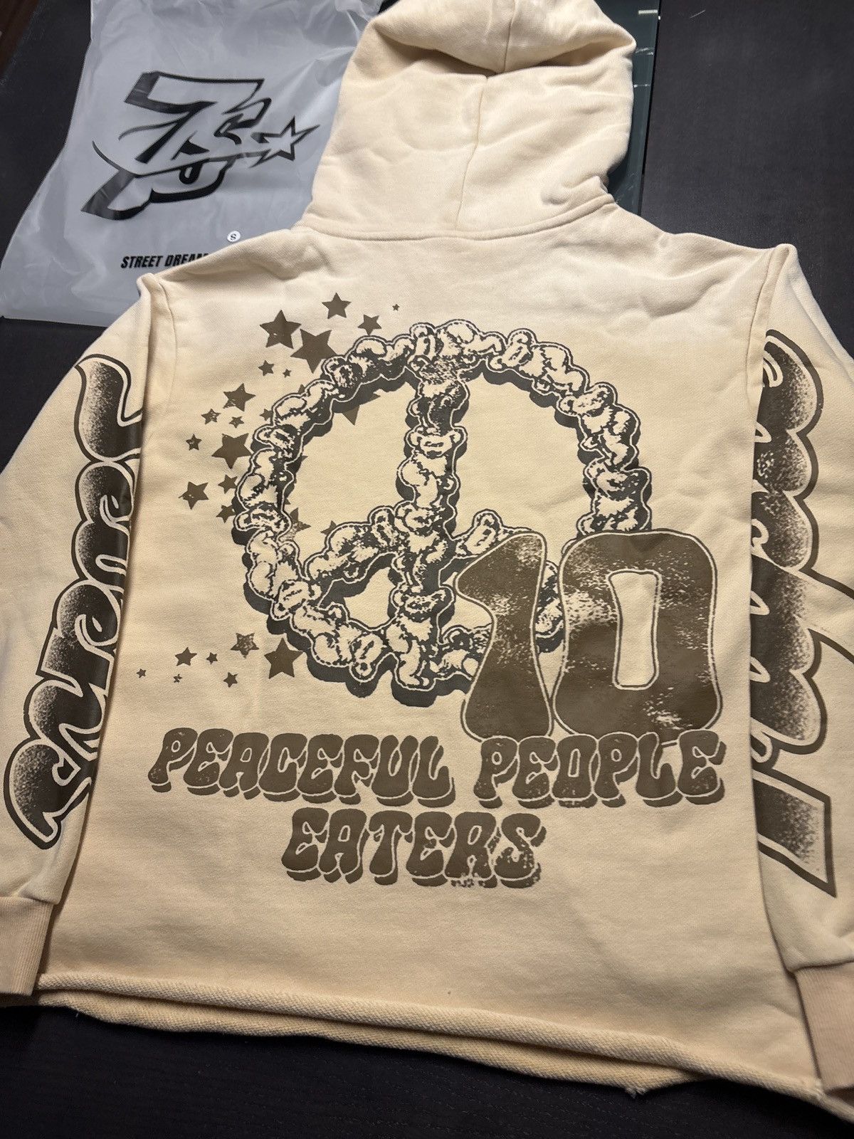 Vintage Triple sevens allstar football brown hoodie Size US XXL / EU 58 / 5 - 5 Thumbnail