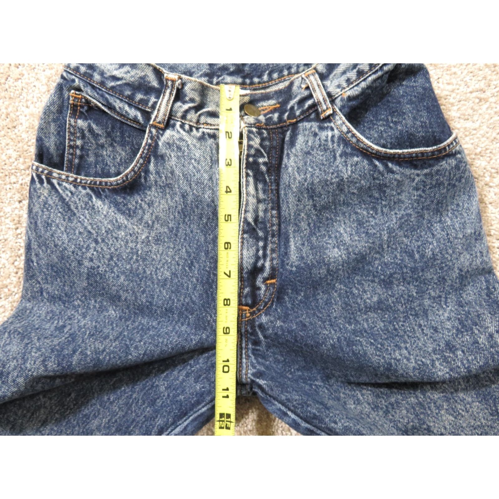 Denime VINTAGE Filippo Totti High-Rise Mom Denim Jeans Women 9/10 26x27.5 Acid-Washed Cotton 100% Denim Western 80s 90s 70s Casual Womens Size 30" / US 8 / IT 44 - 7 Thumbnail