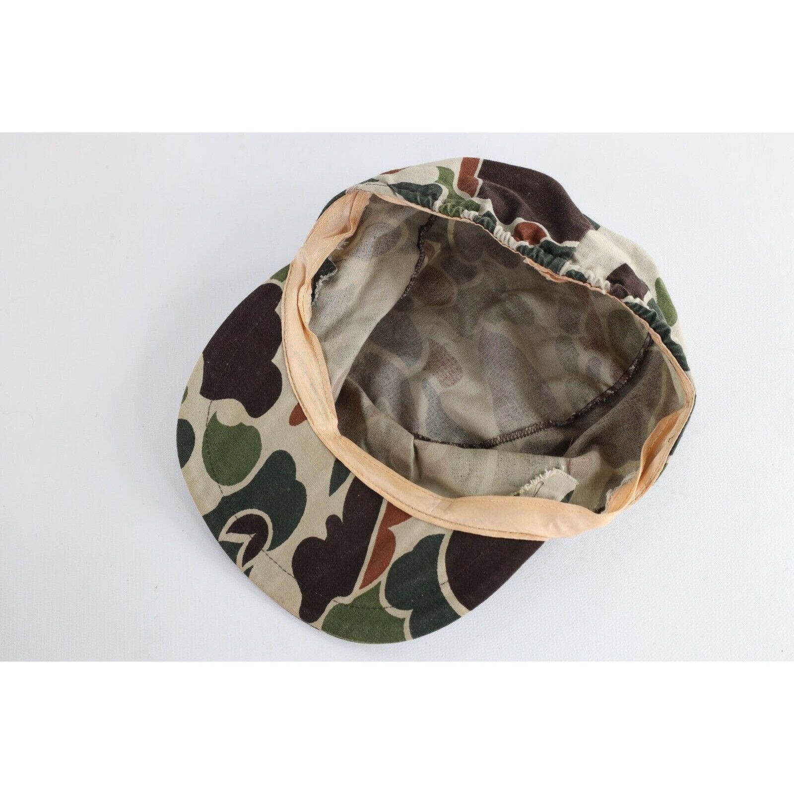 Vintage Vintage 70s 80s Frogskin Camouflage Military Style Hat Size ONE SIZE - 8 Thumbnail