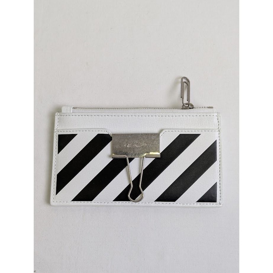 Off-White o1rshd1 Size: OS / Binder Card Case in White/Black Size ONE SIZE - 2 Thumbnail